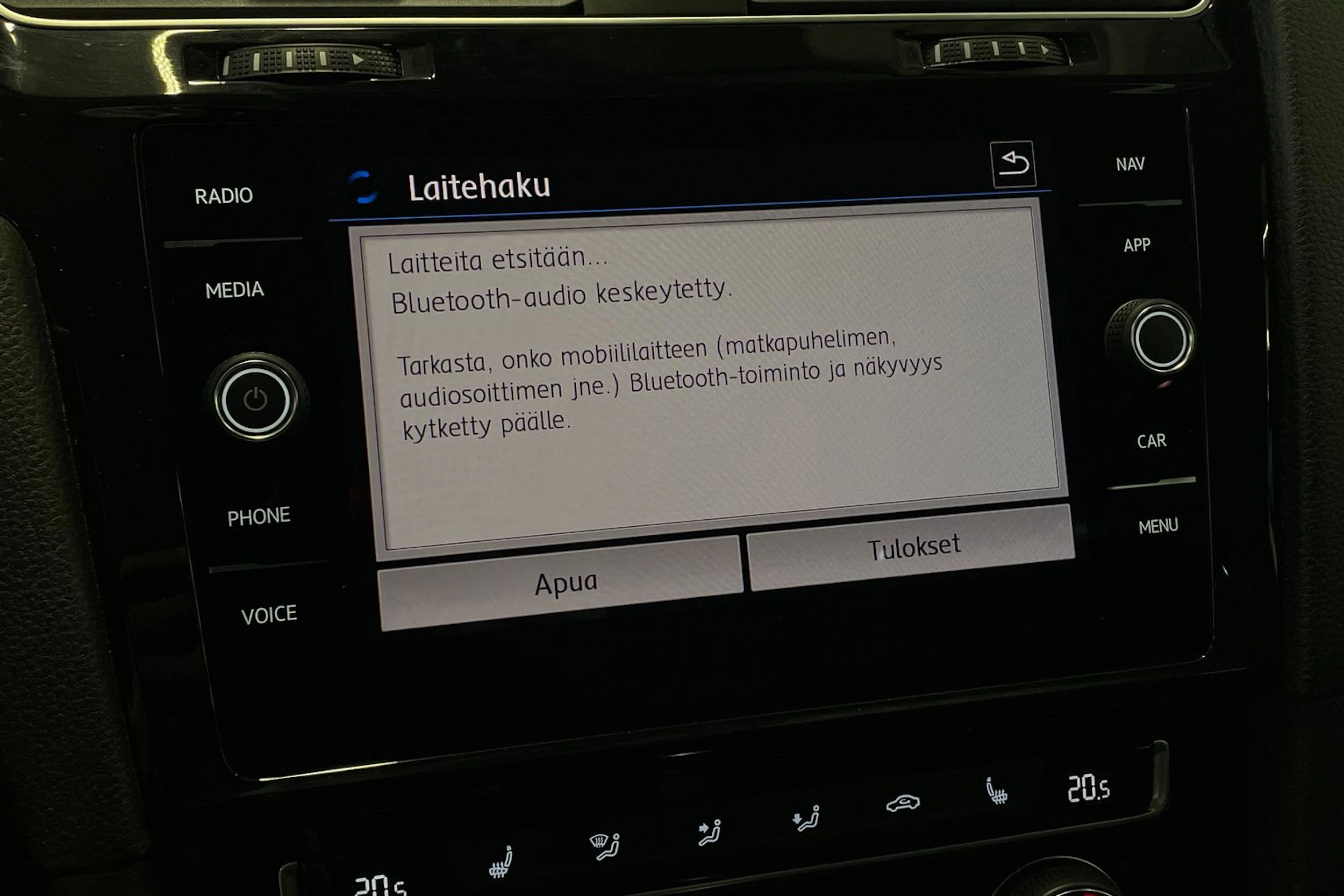 sininen Volkswagen Golf 2018 kuva 19.