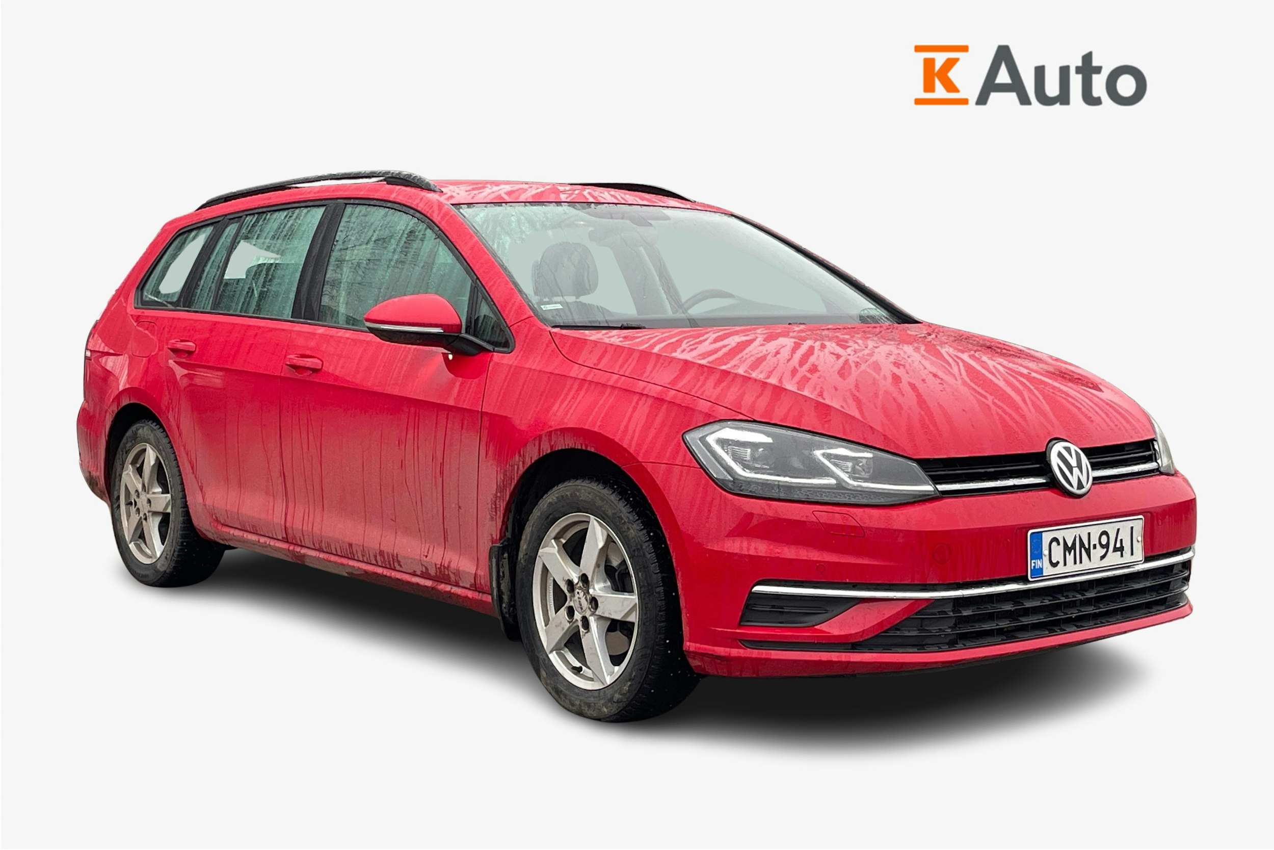 punainen Volkswagen Golf 2019 kuva 1.