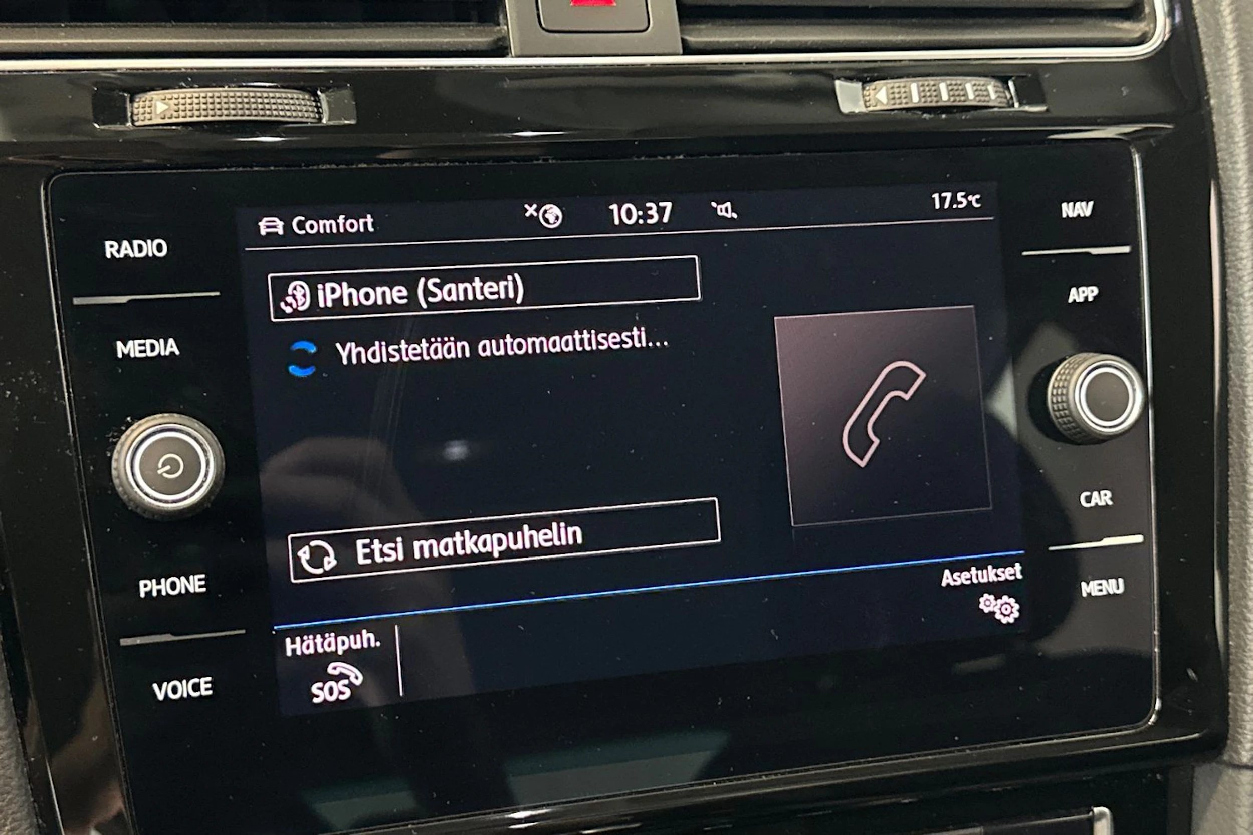 Sininen Volkswagen GOLF 2019 kuva 25.