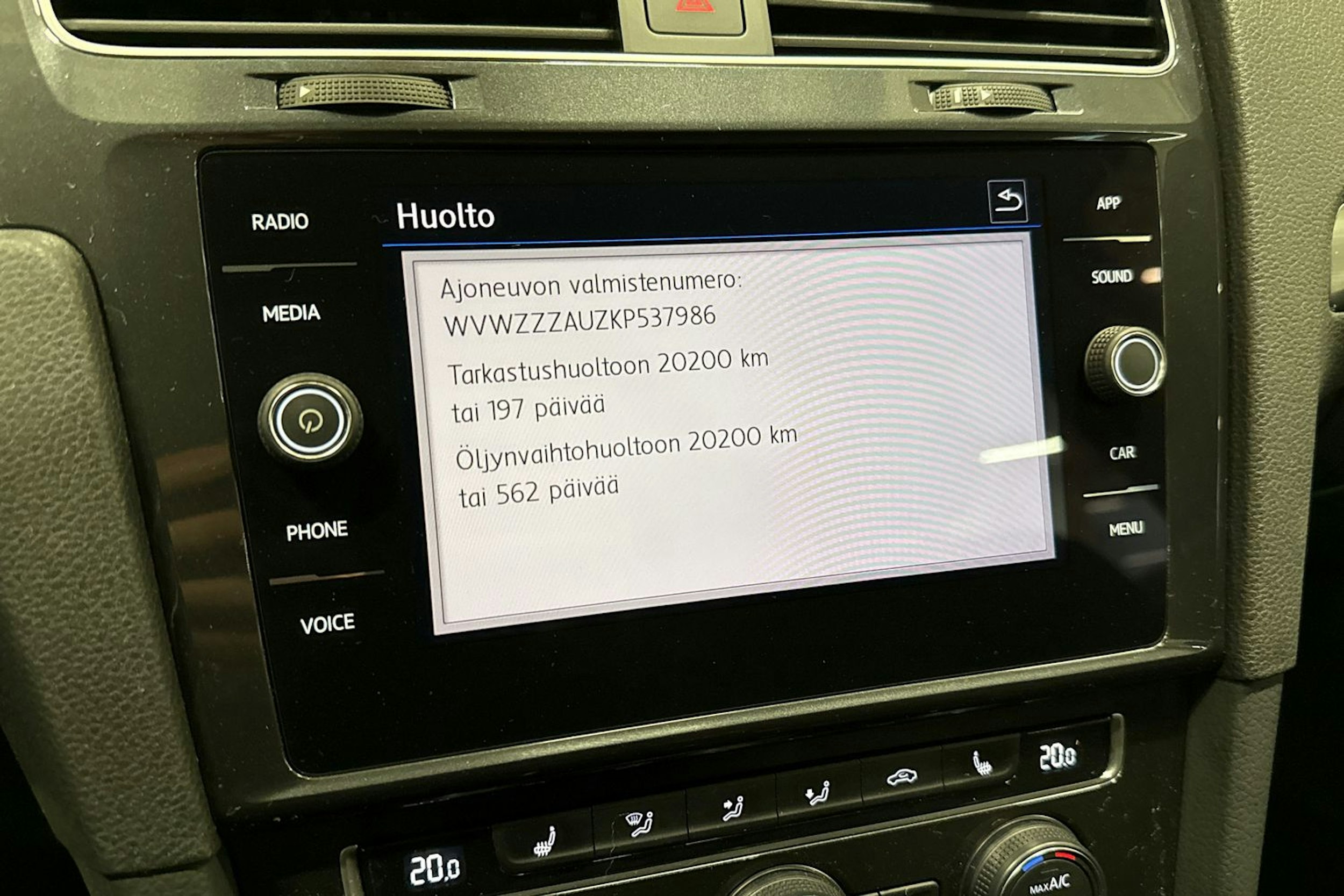 sininen Volkswagen Golf 2019 kuva 23.