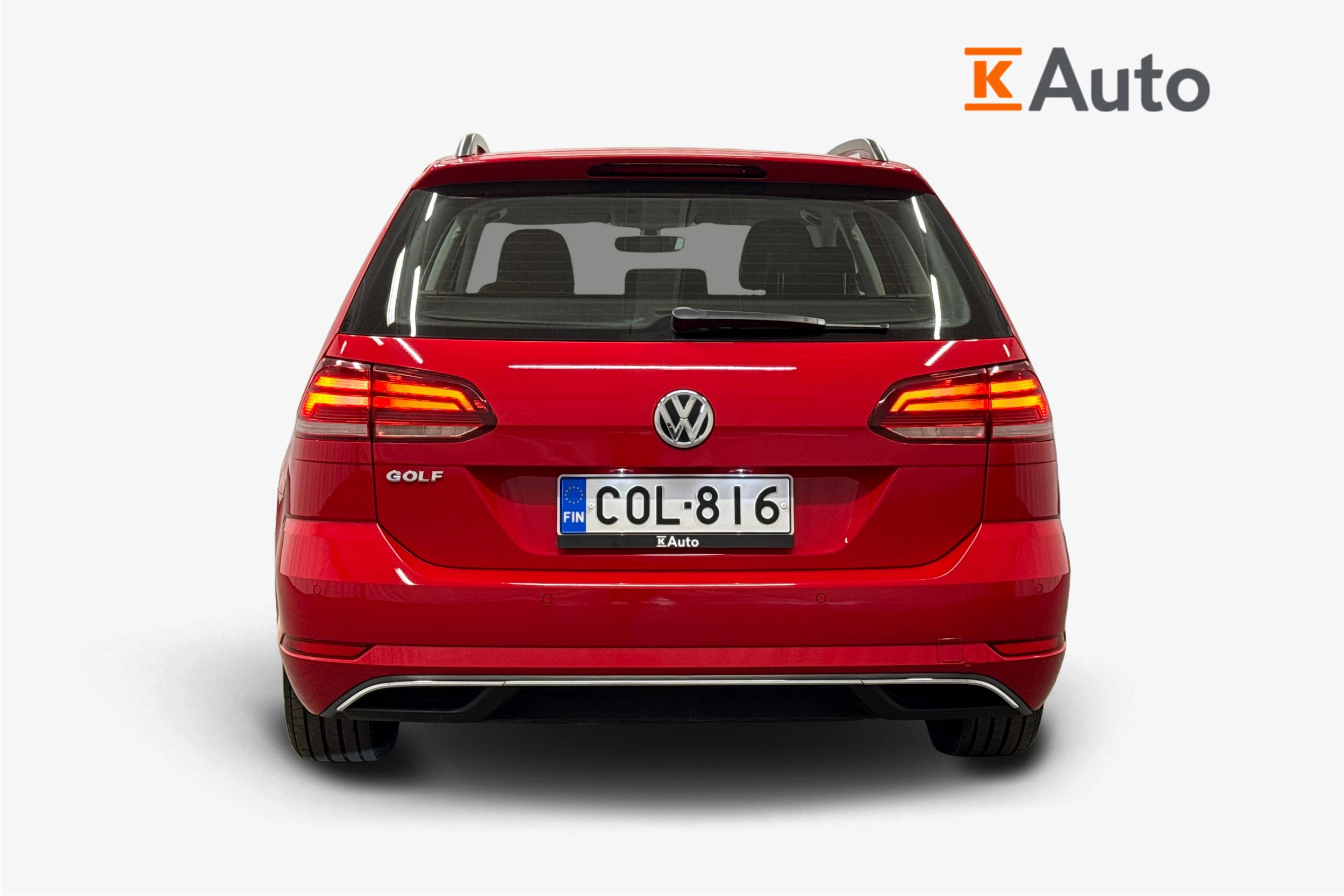 punainen Volkswagen Golf 2020 kuva 3.