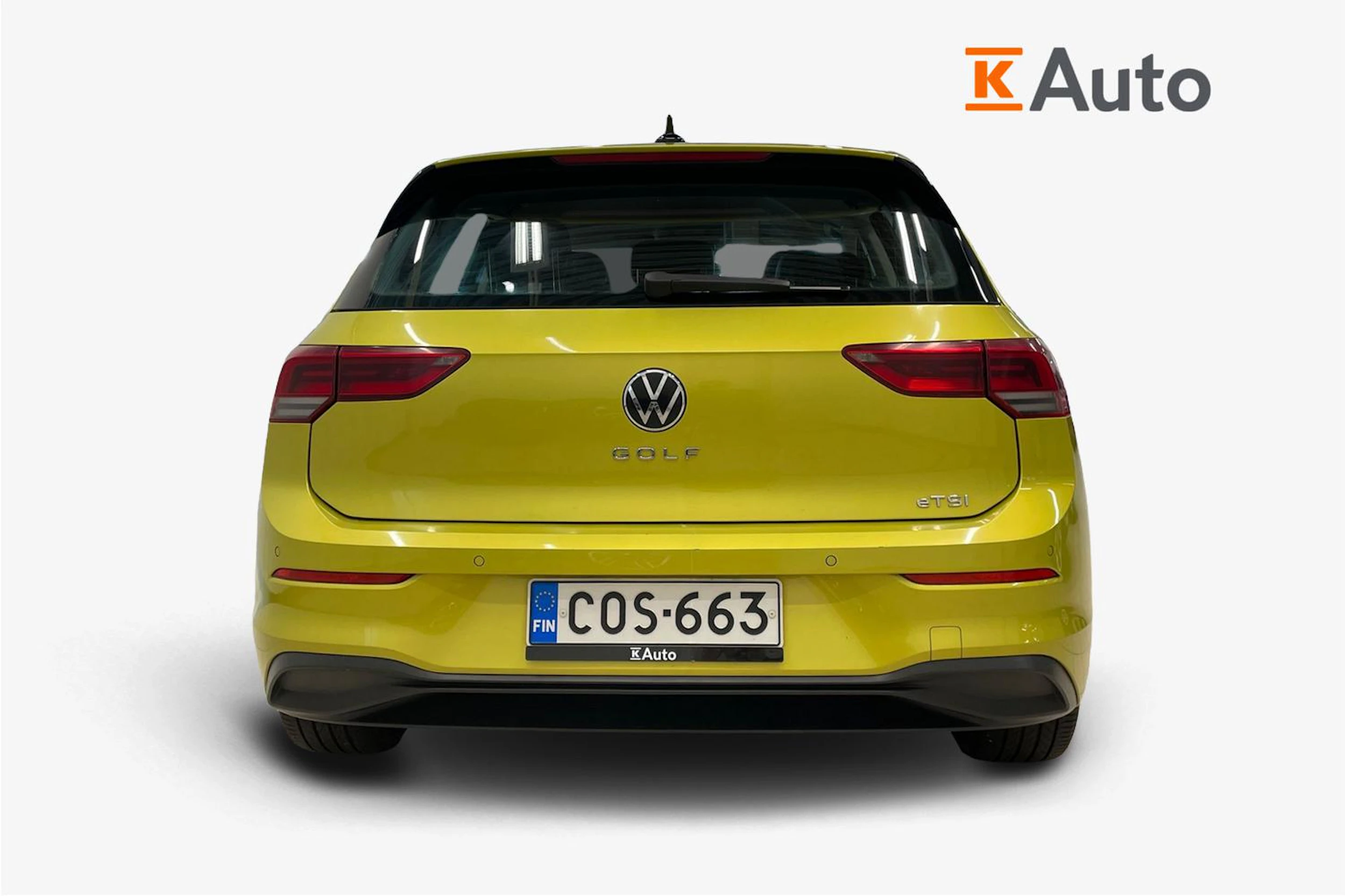 Keltainen Volkswagen GOLF 2020 kuva 3.