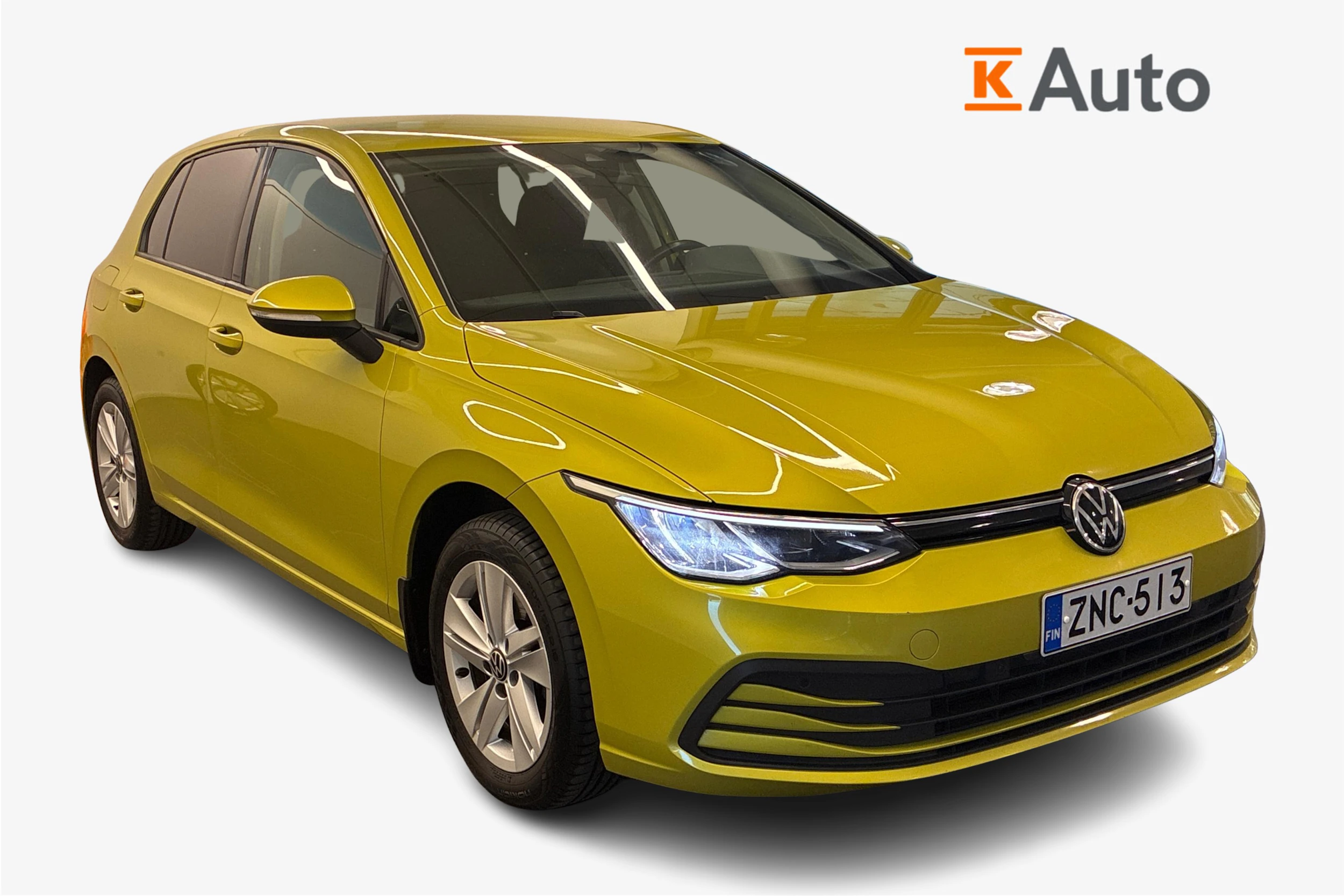 keltainen Volkswagen Golf 2020 kuva 1.