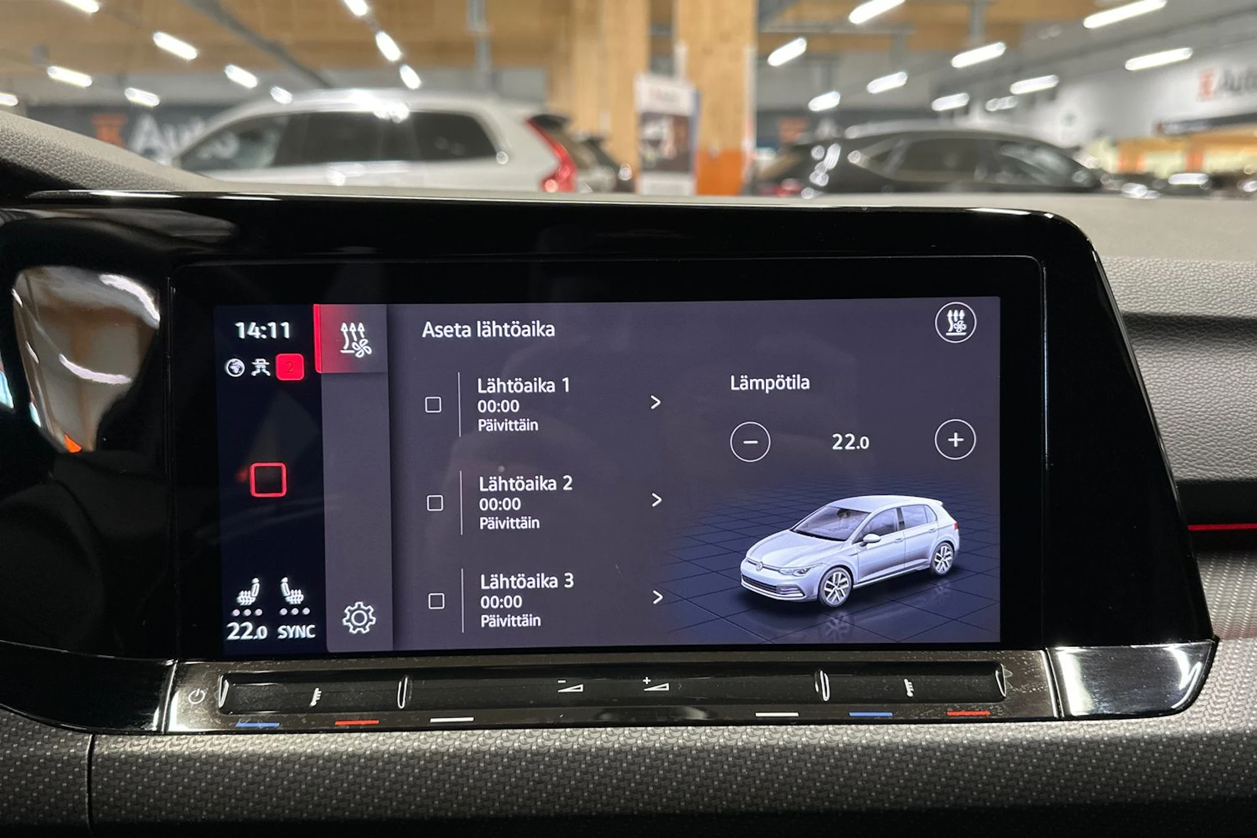 Sininen Volkswagen GOLF 2021 kuva 16.