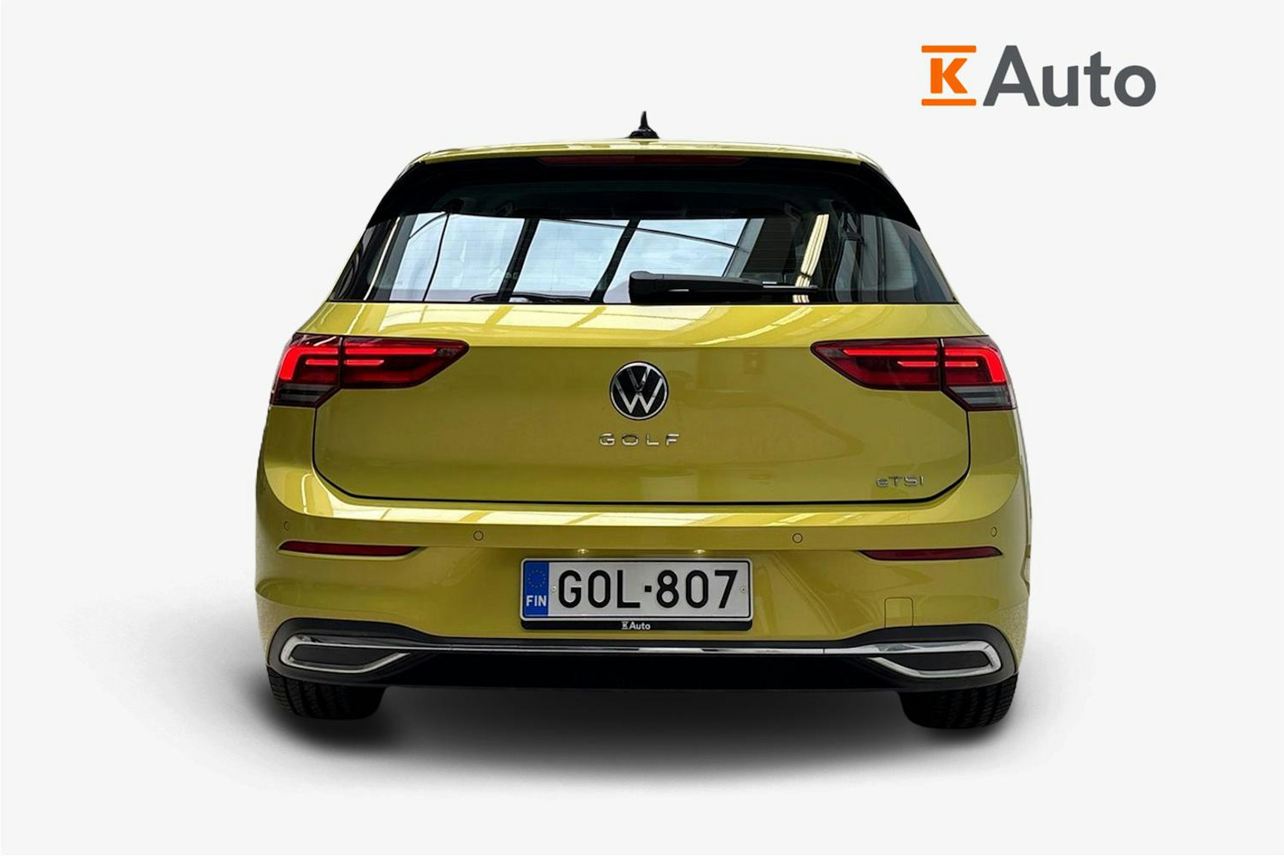 keltainen Volkswagen Golf 2021 kuva 3.