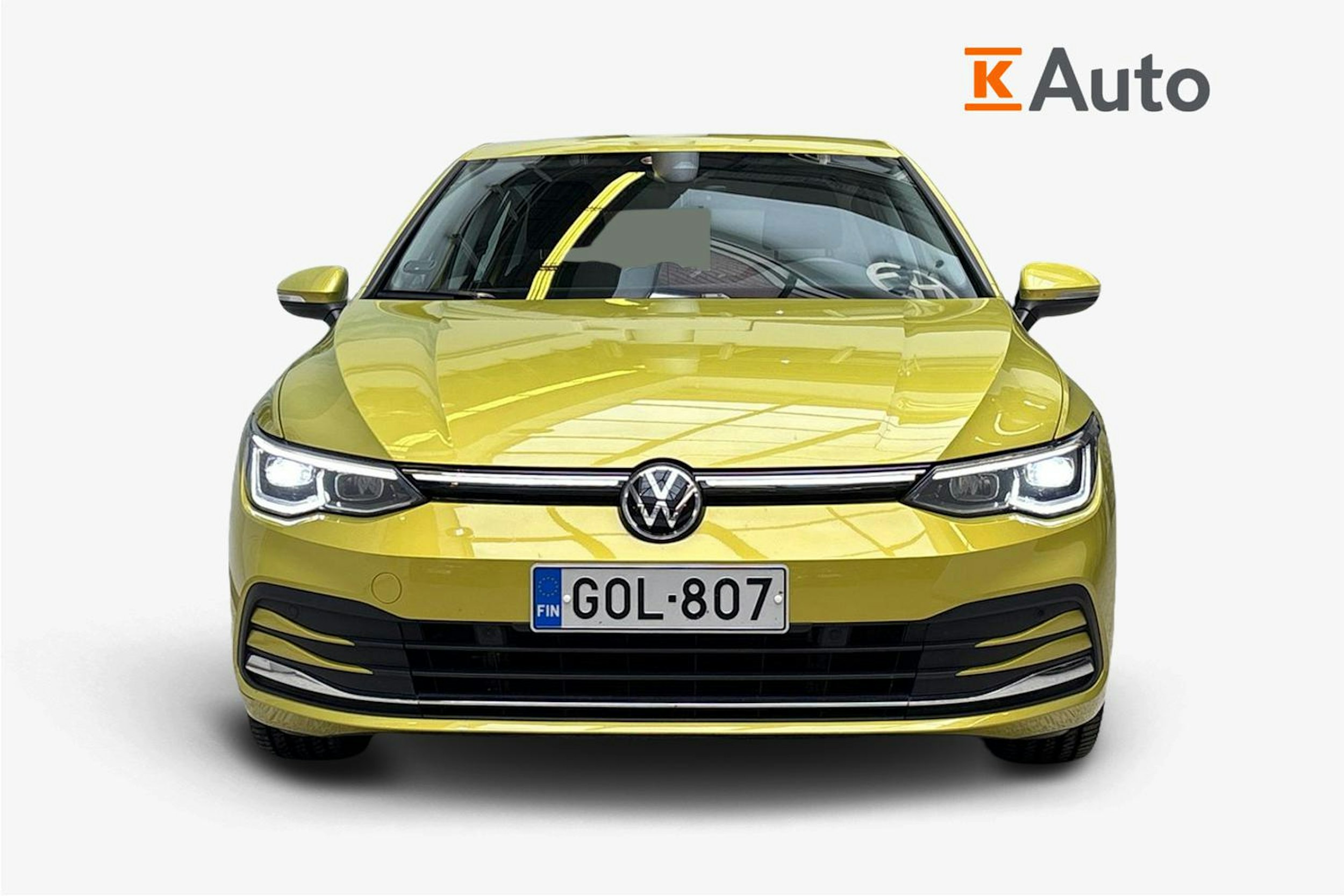 keltainen Volkswagen Golf 2021 kuva 4.