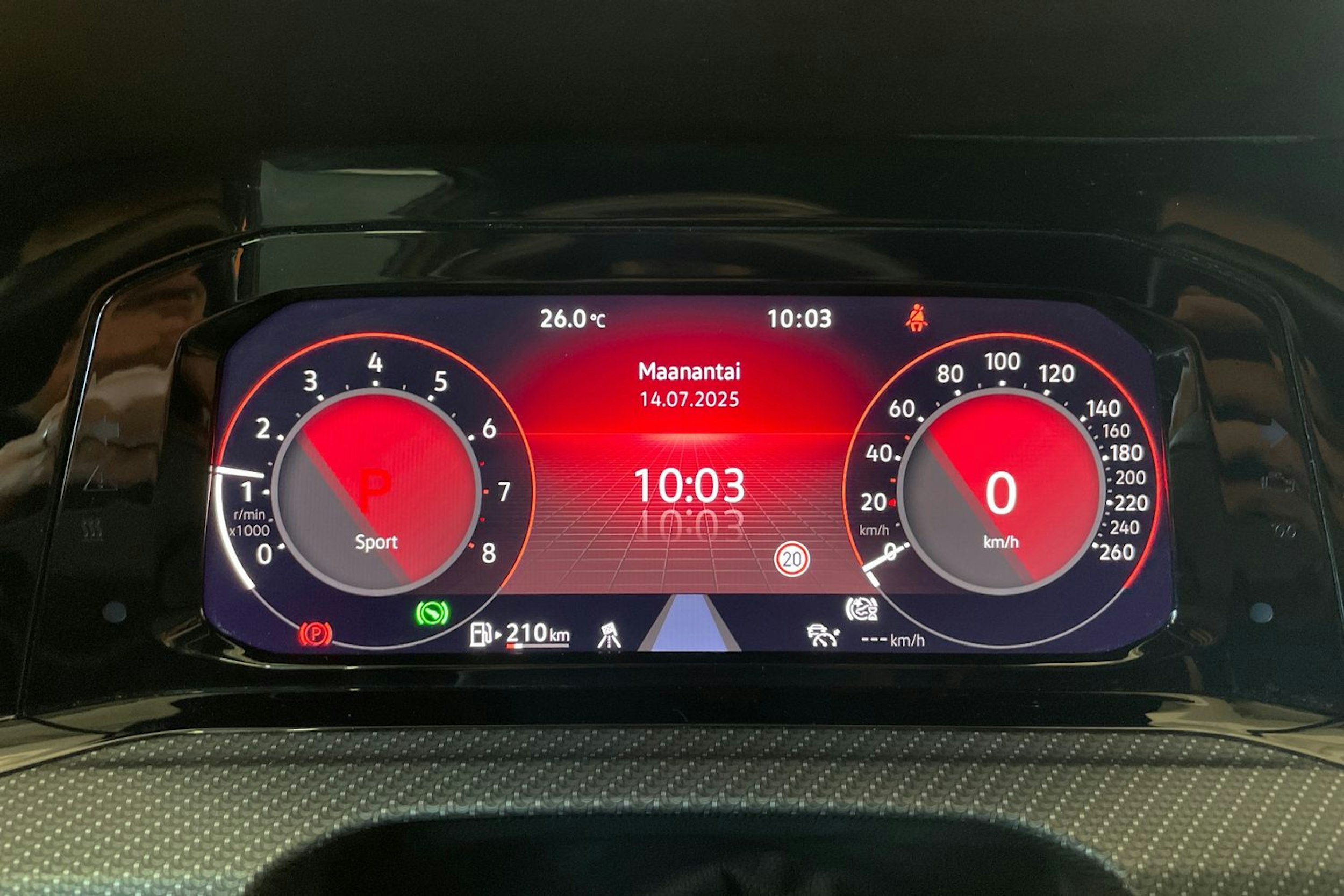 Keltainen Volkswagen GOLF 2021 kuva 11.