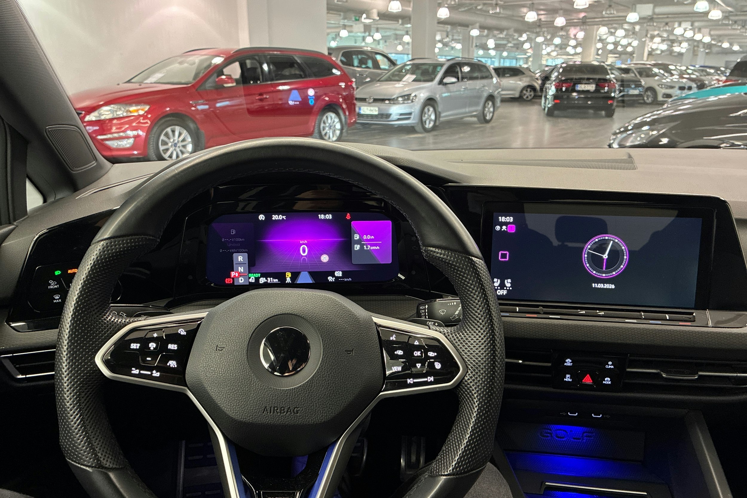 Harmaa Volkswagen GOLF 2021 kuva 11.