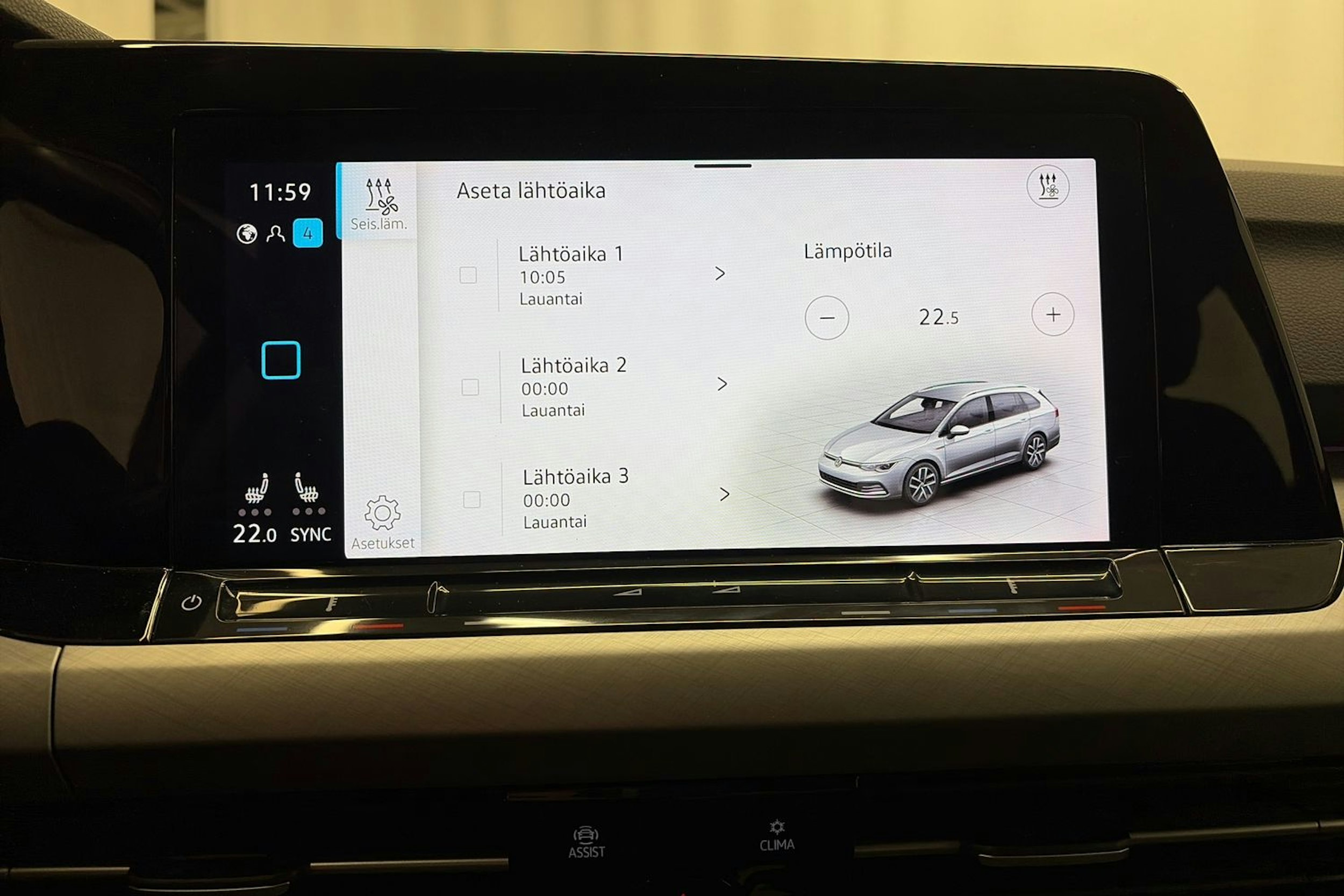 Punainen Volkswagen GOLF 2021 kuva 24.