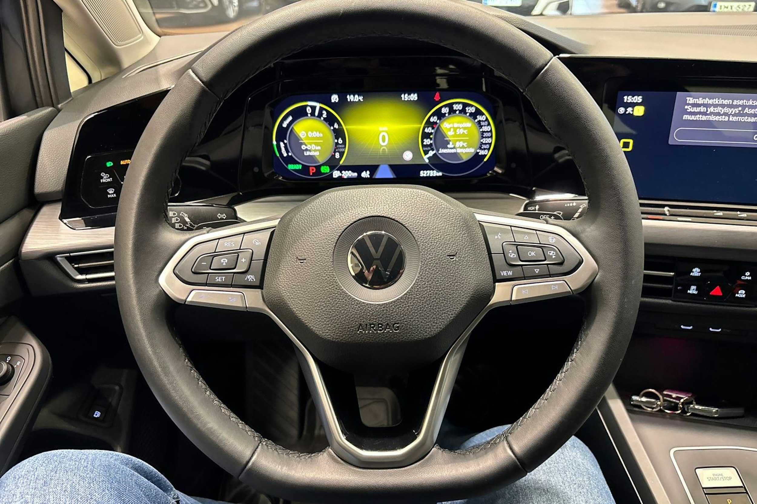 Harmaa Volkswagen GOLF 2021 kuva 17.