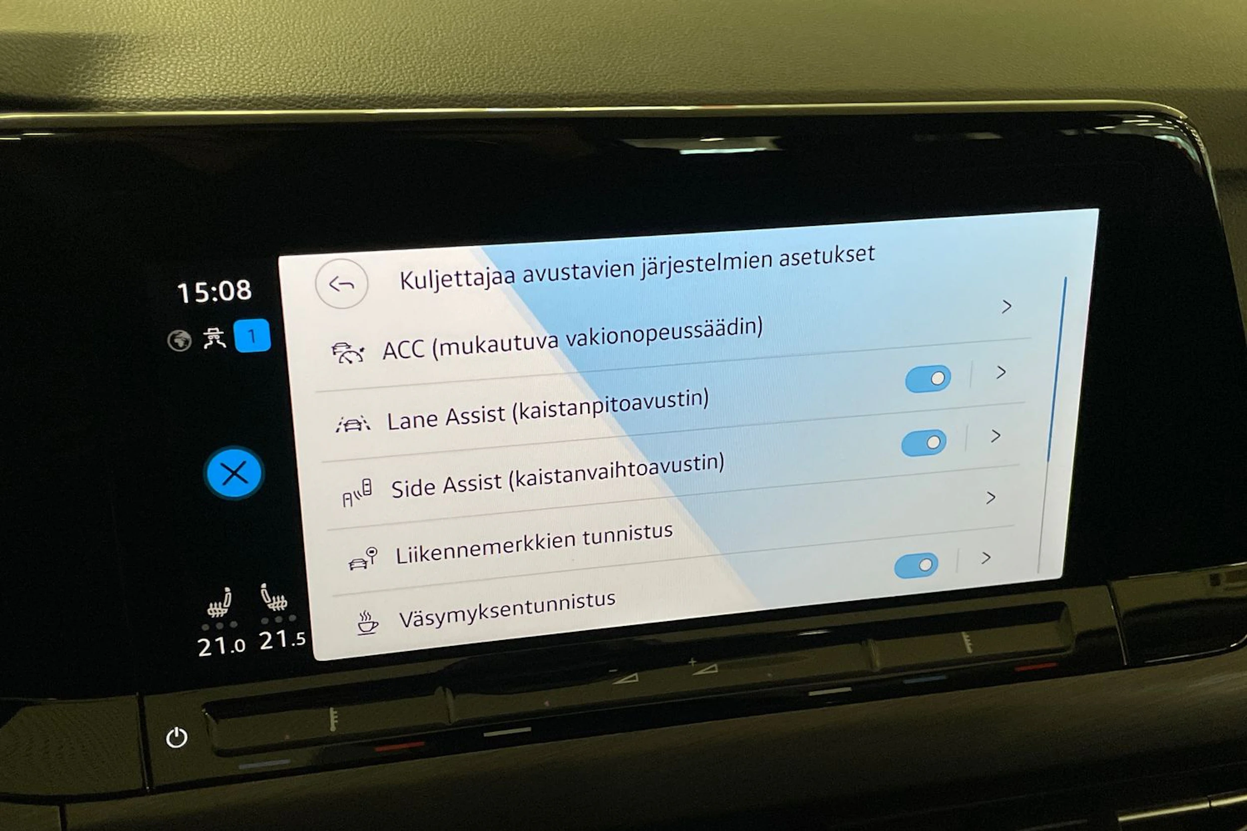 Harmaa Volkswagen GOLF 2021 kuva 19.