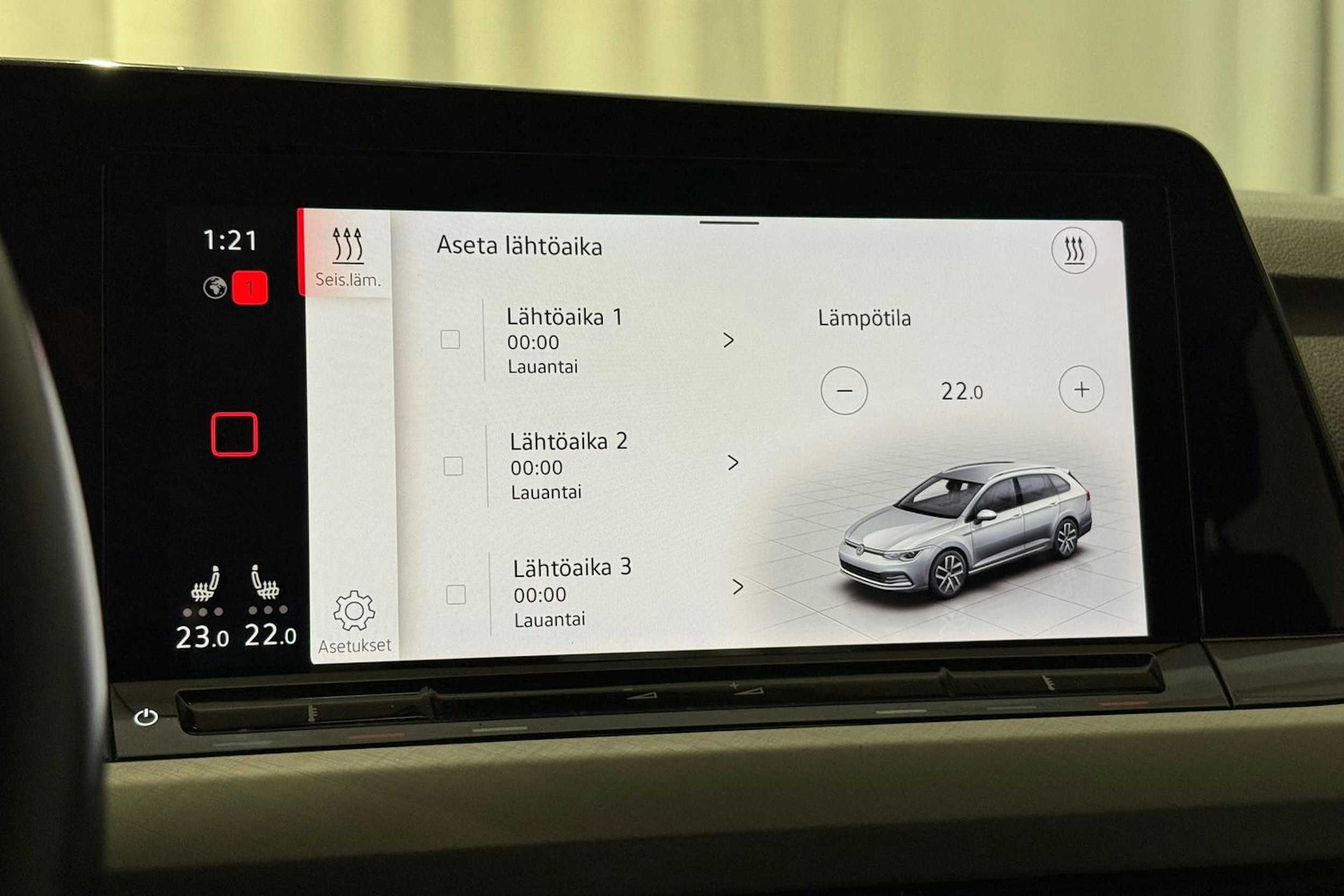 met. punainen Volkswagen Golf 2021 kuva 28.