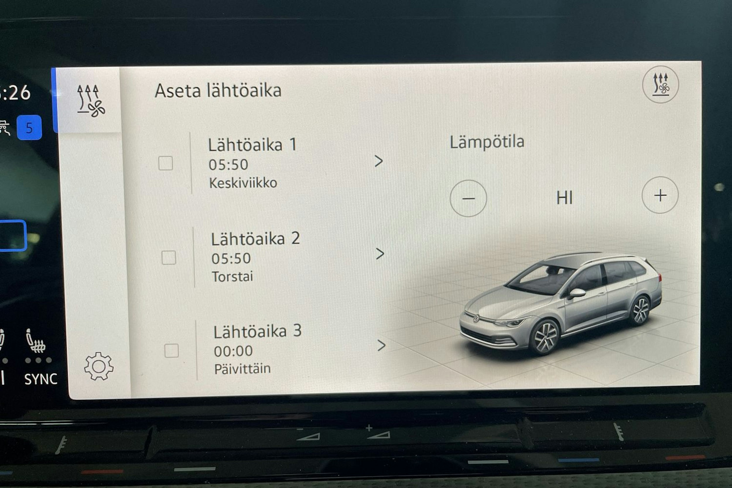 Musta Volkswagen GOLF 2023 kuva 22.