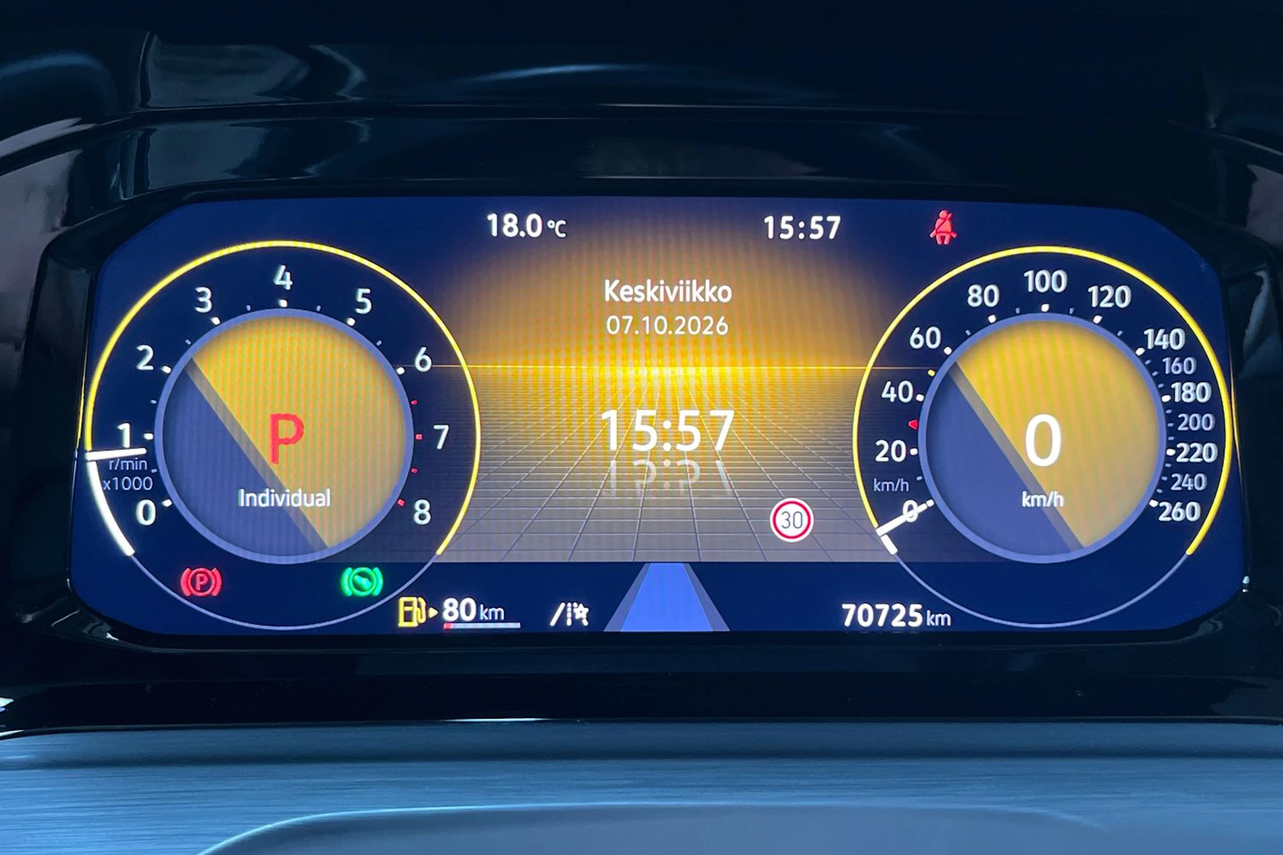 Sininen Volkswagen GOLF 2023 kuva 12.