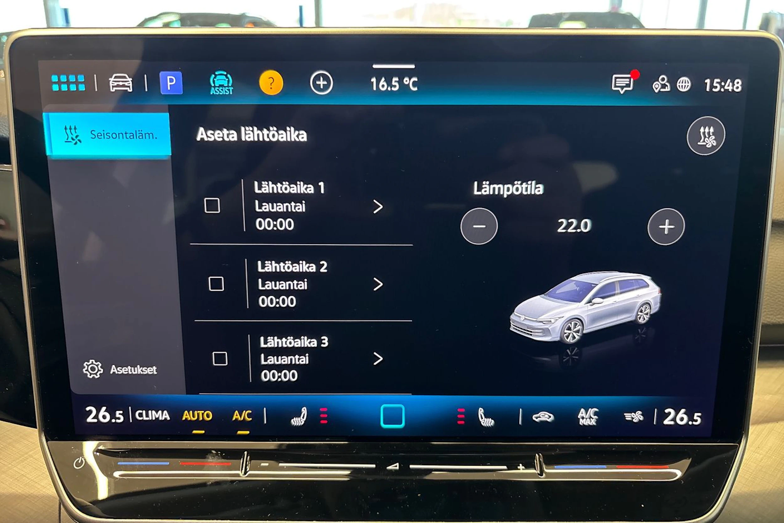 sininen Volkswagen Golf 2026 kuva 19.