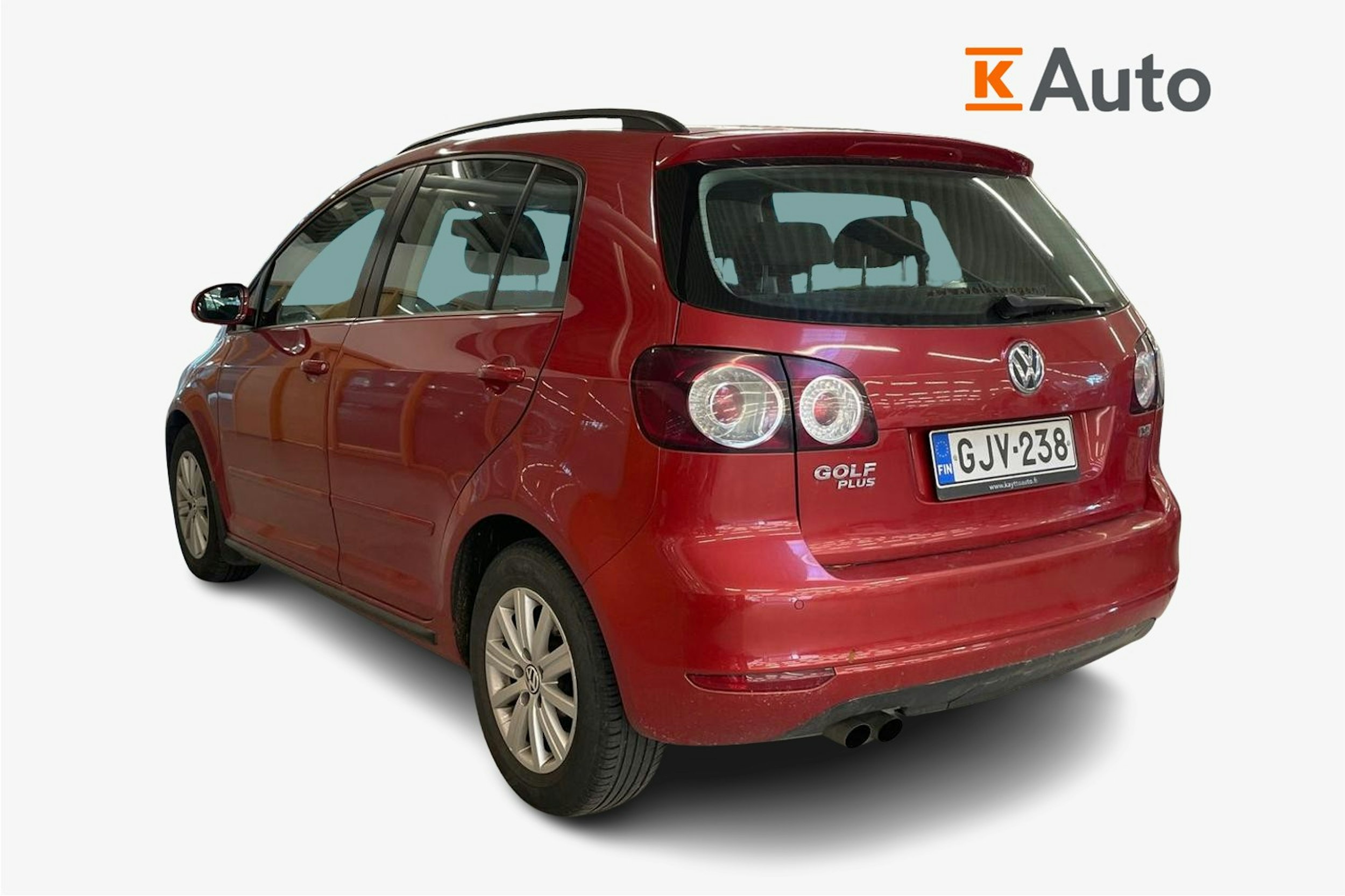 punainen Volkswagen Golf Plus 2011 kuva 2.