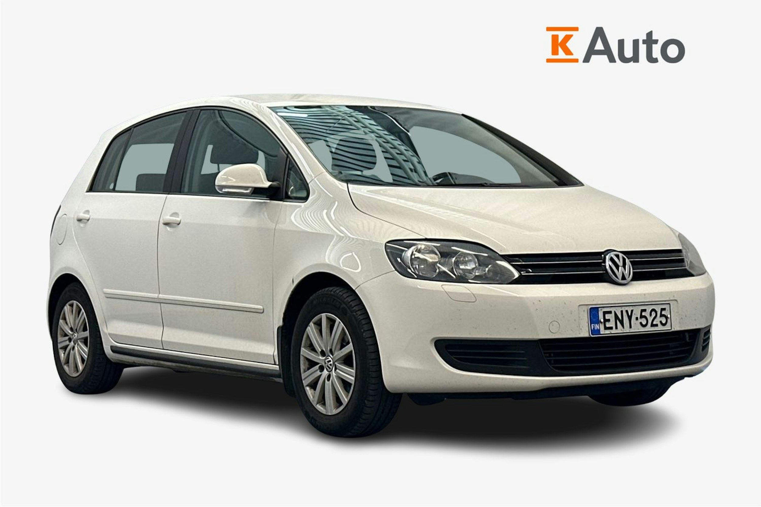 valkoinen Volkswagen Golf Plus 2012 kuva 1.