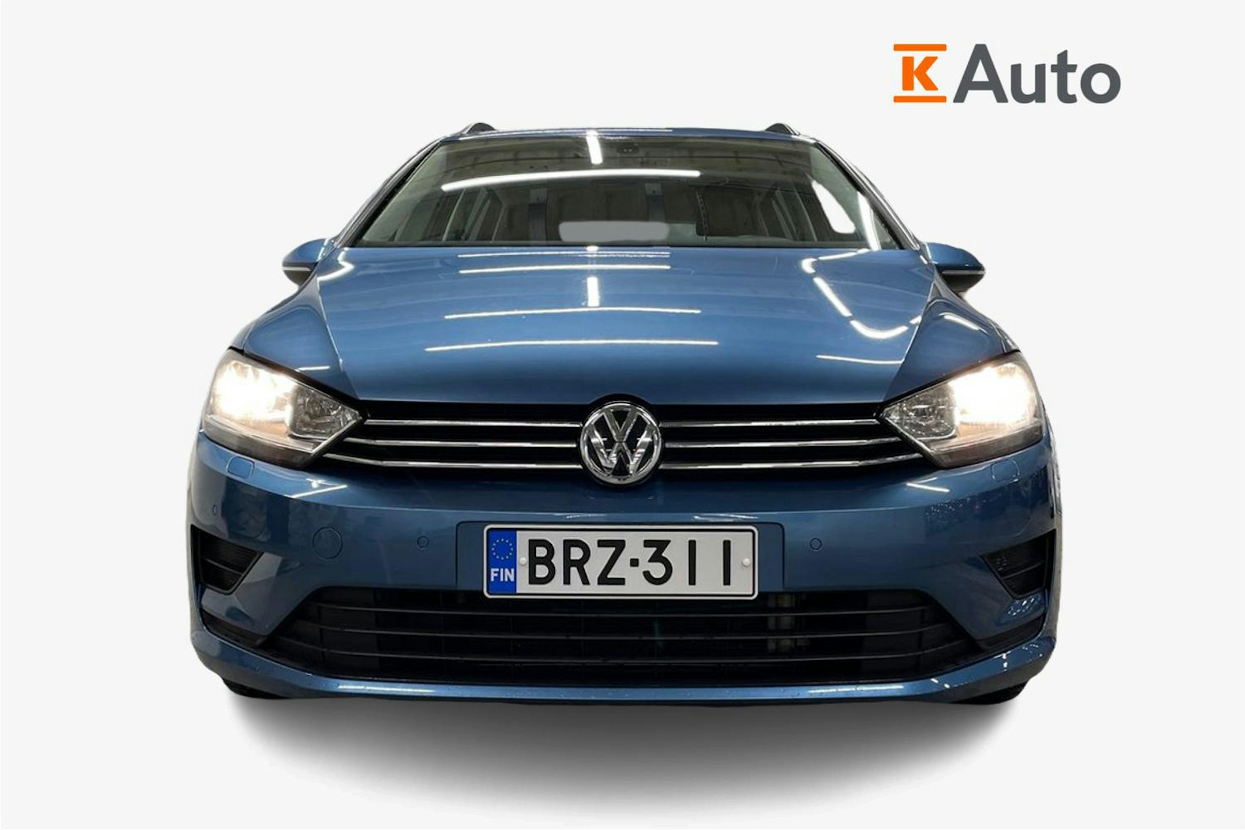 sininen Volkswagen Golf Sportsvan 2014 kuva 5.