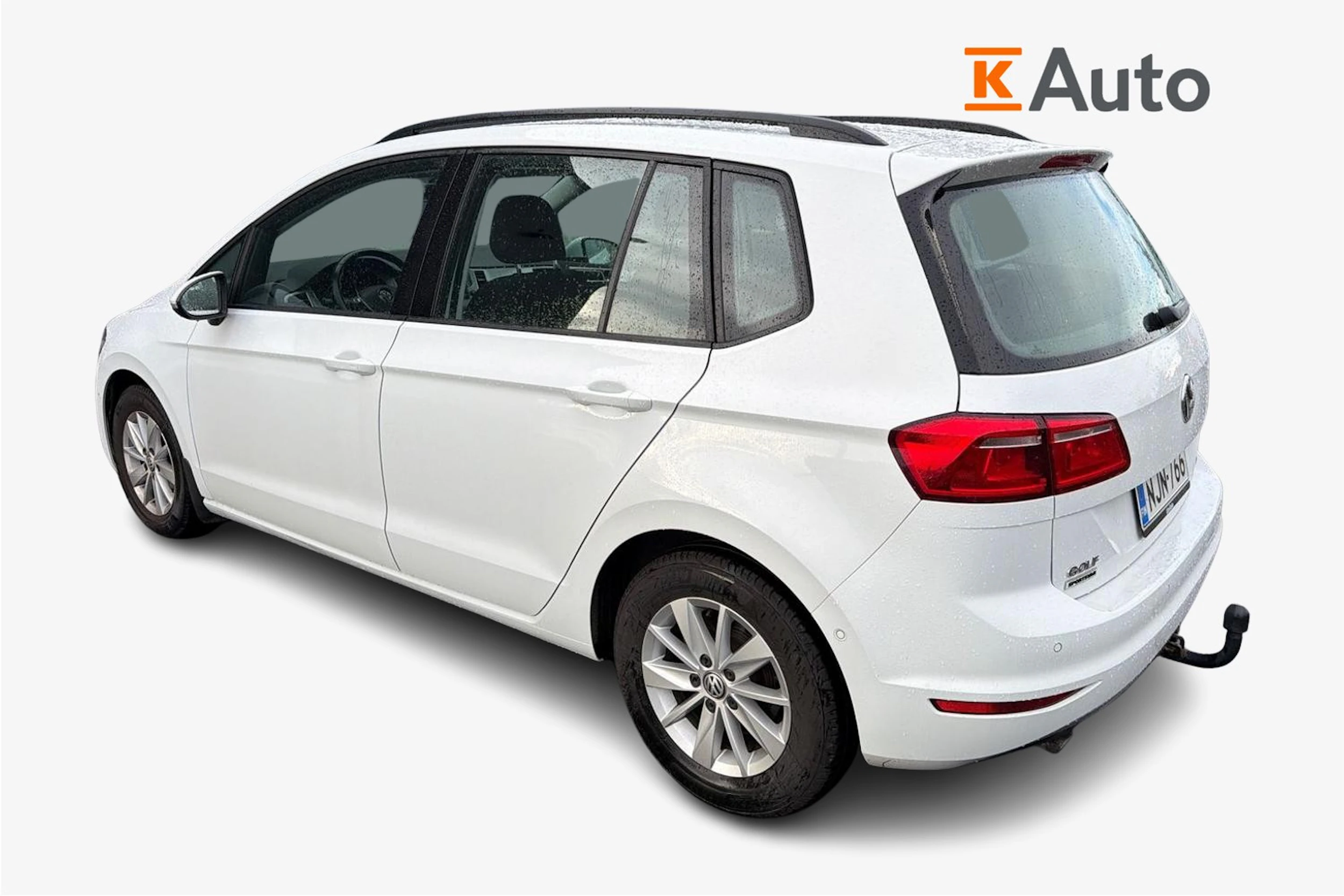 valkoinen Volkswagen Golf Sportsvan 2014 kuva 2.