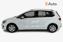 valkoinen Volkswagen Golf Sportsvan 2015 kuva 5.