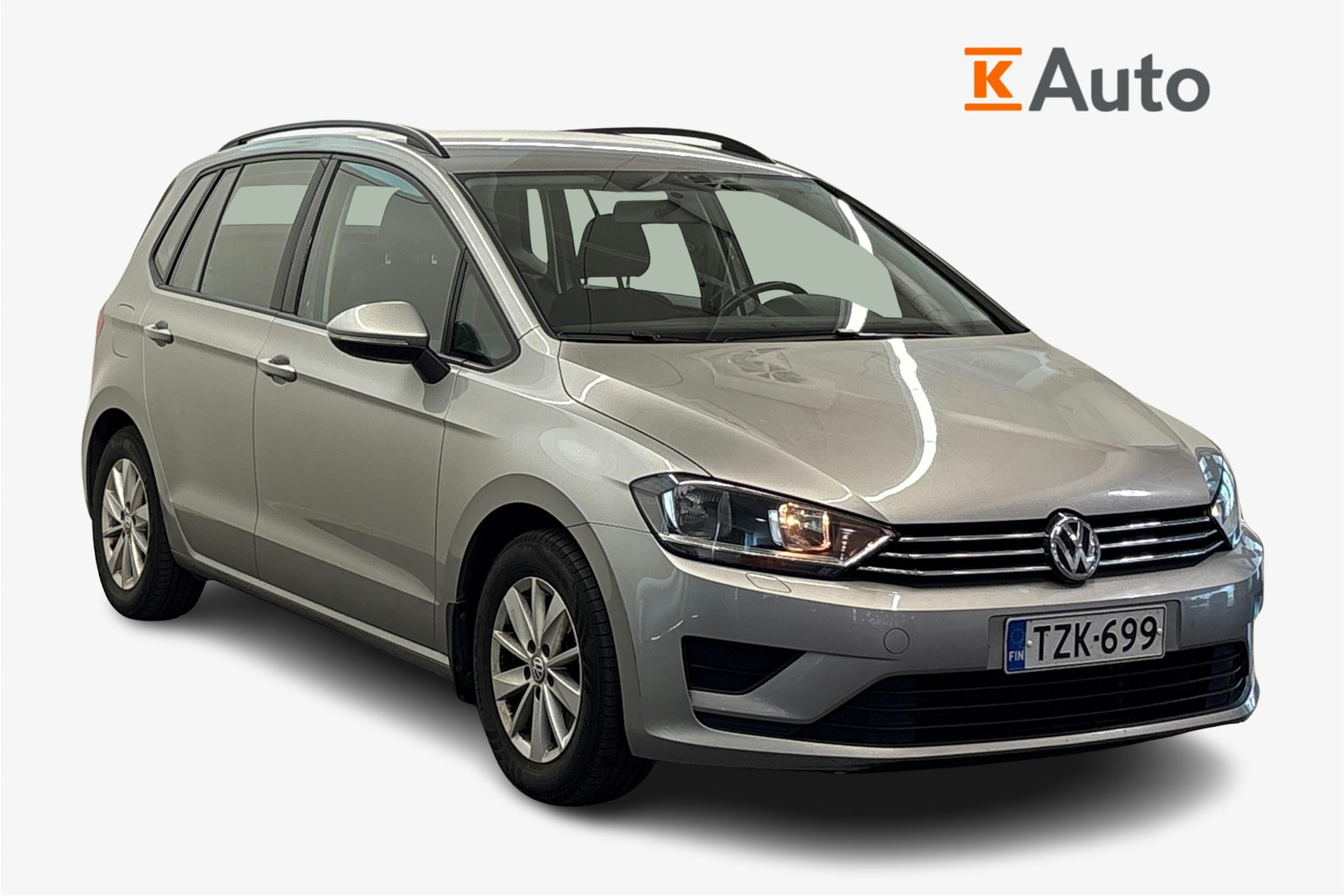 harmaa Volkswagen Golf Sportsvan 2014 kuva 1.