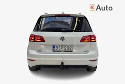 valkoinen Volkswagen Golf Sportsvan 2015 kuva 3.