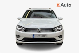 valkoinen Volkswagen Golf Sportsvan 2015 kuva 4.