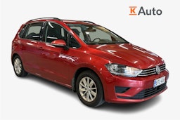 punainen Volkswagen Golf Sportsvan 2015 kuva 1.