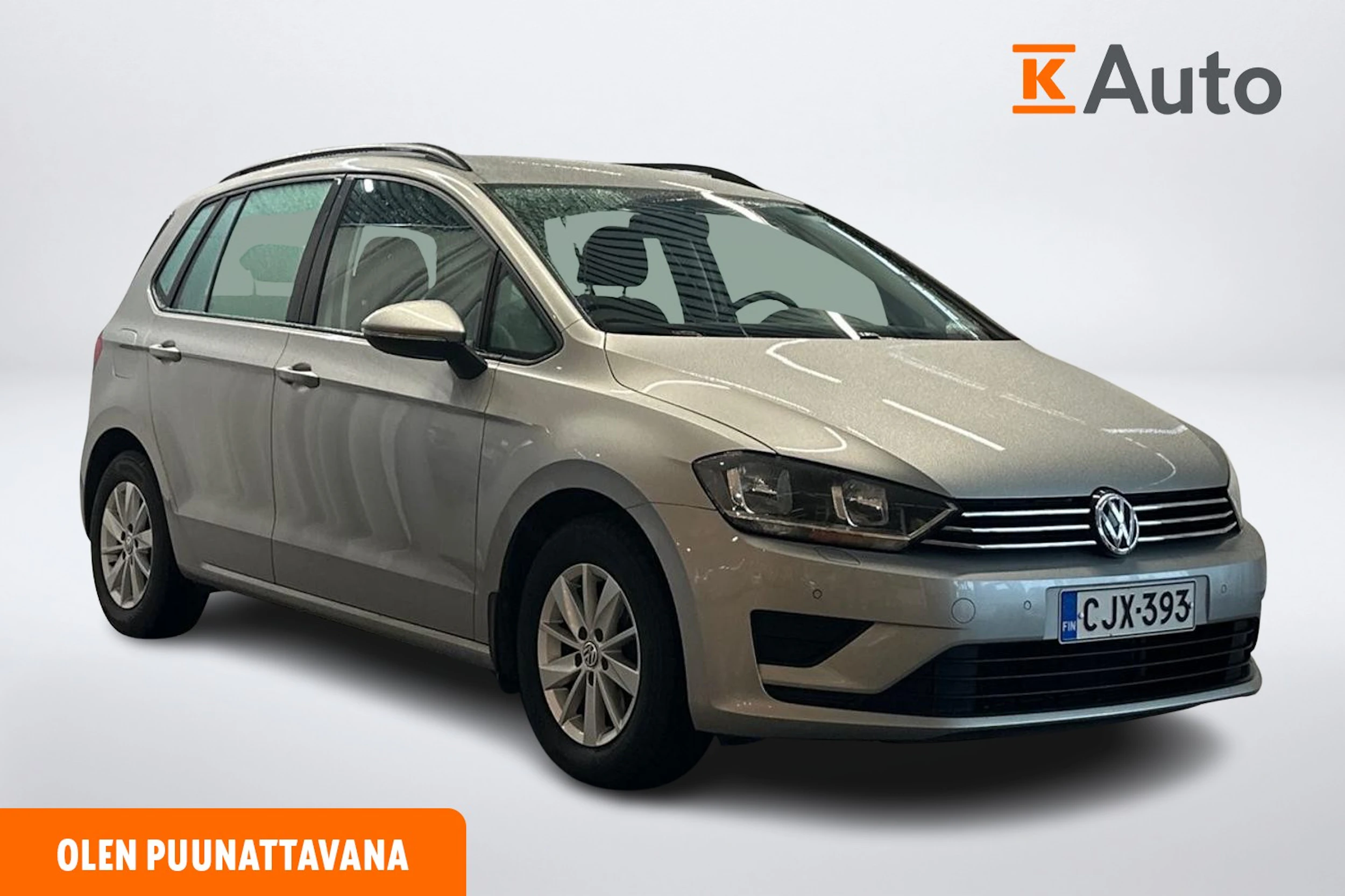 harmaa Volkswagen Golf Sportsvan 2015 kuva 1.
