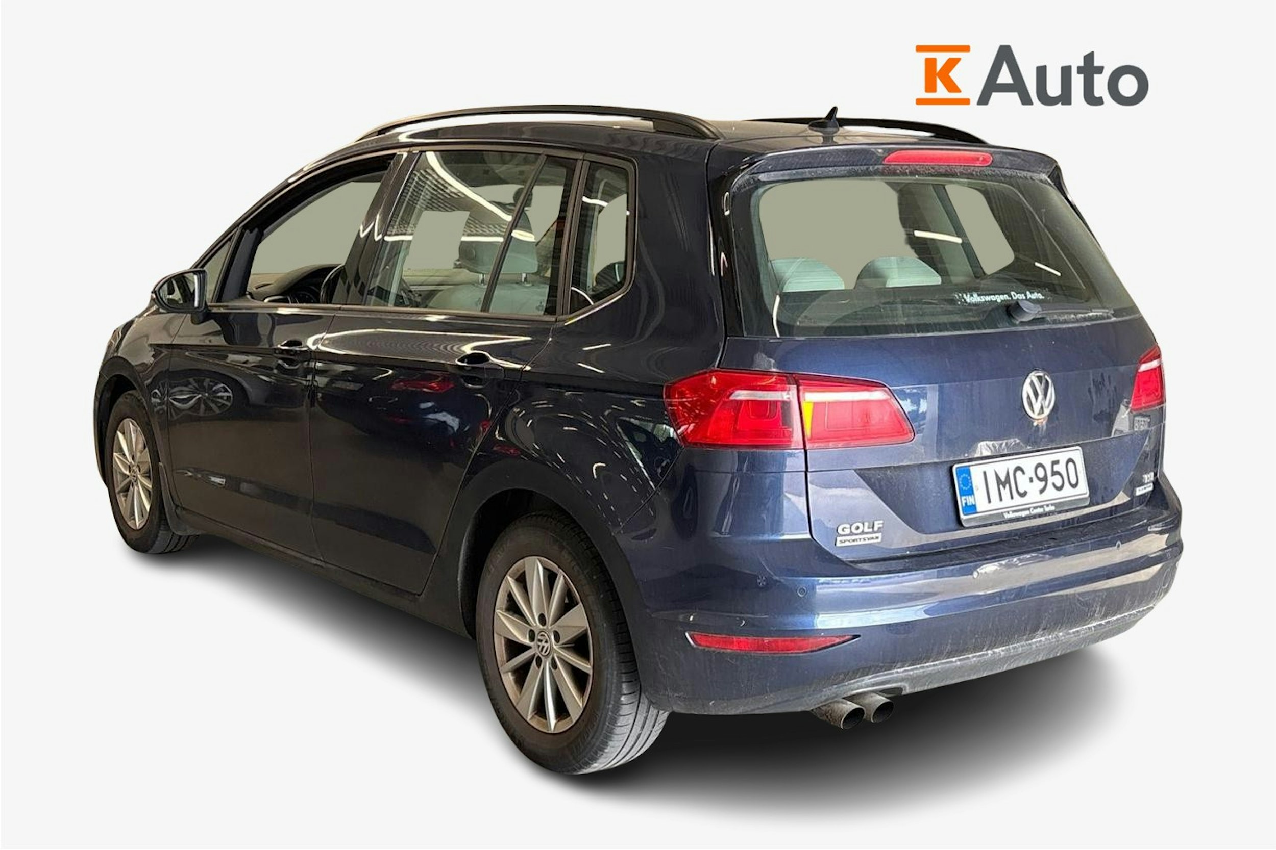 sininen Volkswagen Golf Sportsvan 2015 kuva 2.
