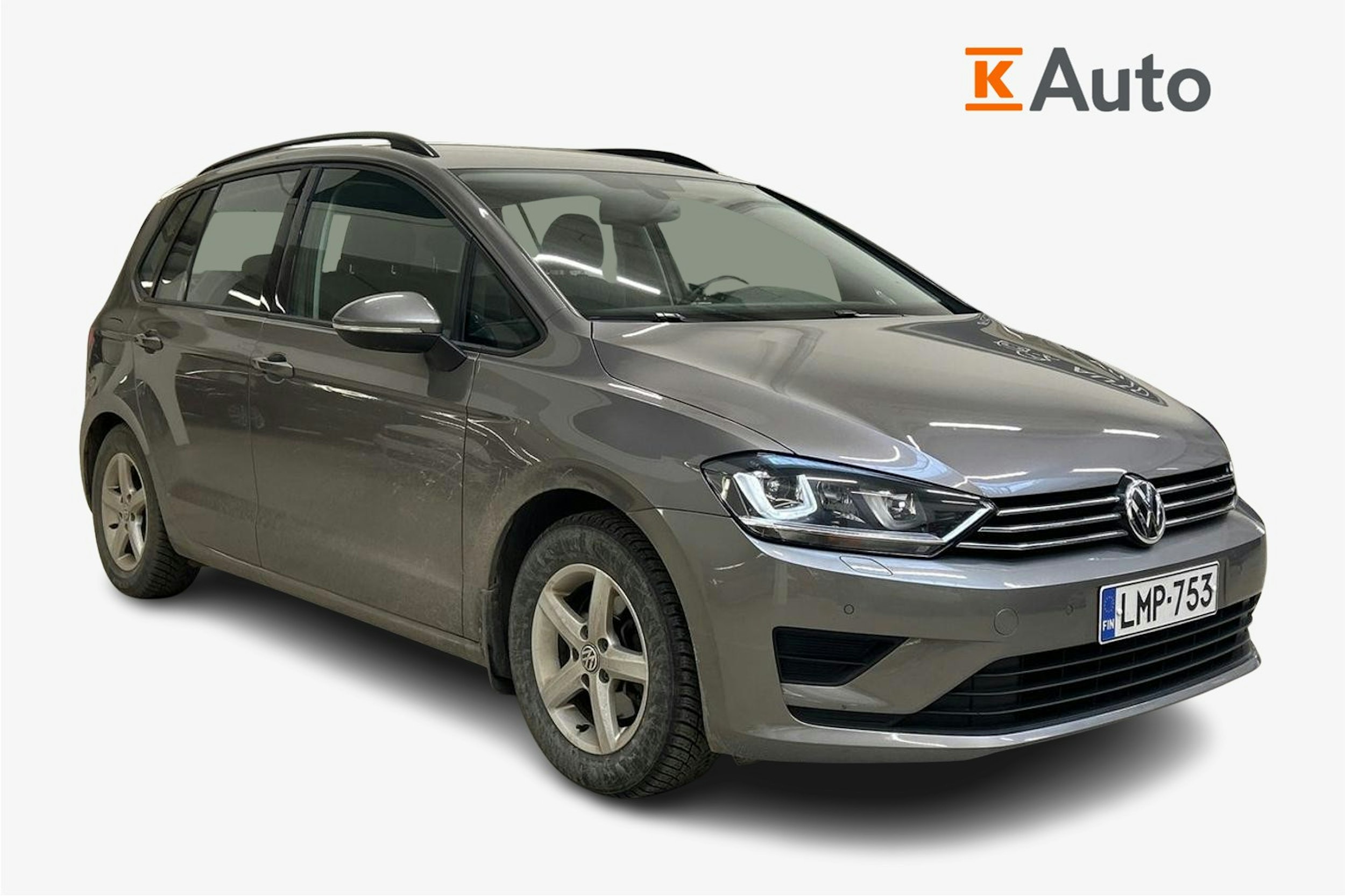 harmaa Volkswagen Golf Sportsvan 2016 kuva 1.