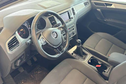 valkoinen Volkswagen Golf Sportsvan 2015 kuva 3.