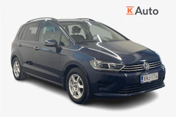 sininen Volkswagen Golf Sportsvan 2015 kuva 1.