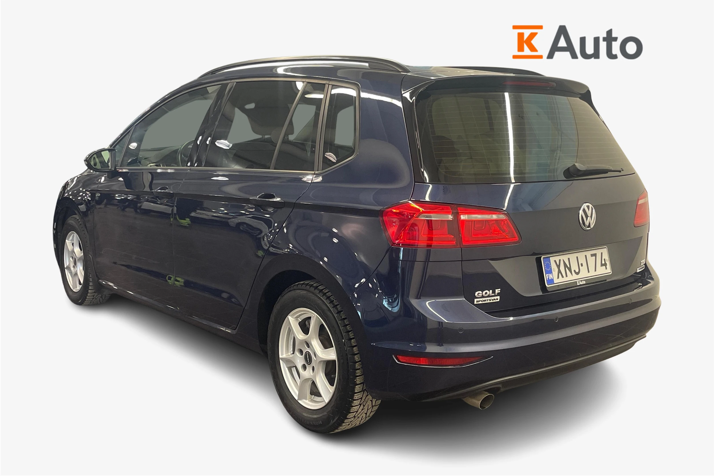 sininen Volkswagen Golf Sportsvan 2015 kuva 2.