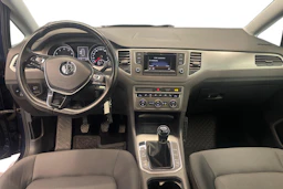 sininen Volkswagen Golf Sportsvan 2015 kuva 7.