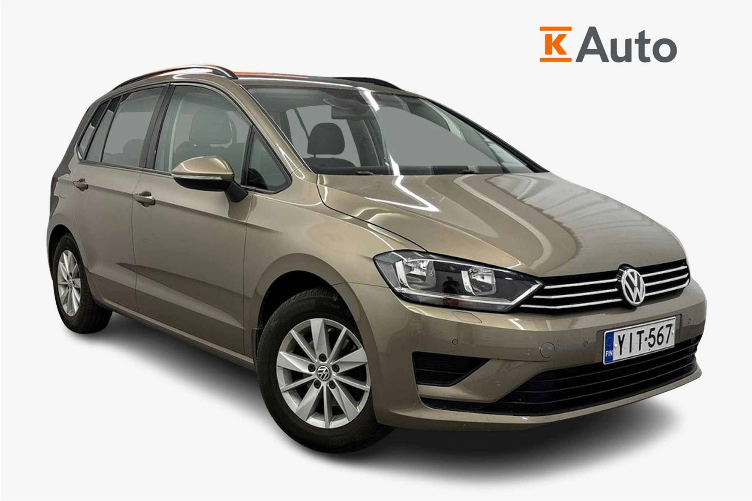 ruskea (beige) Volkswagen Golf Sportsvan 2015 kuva 1.