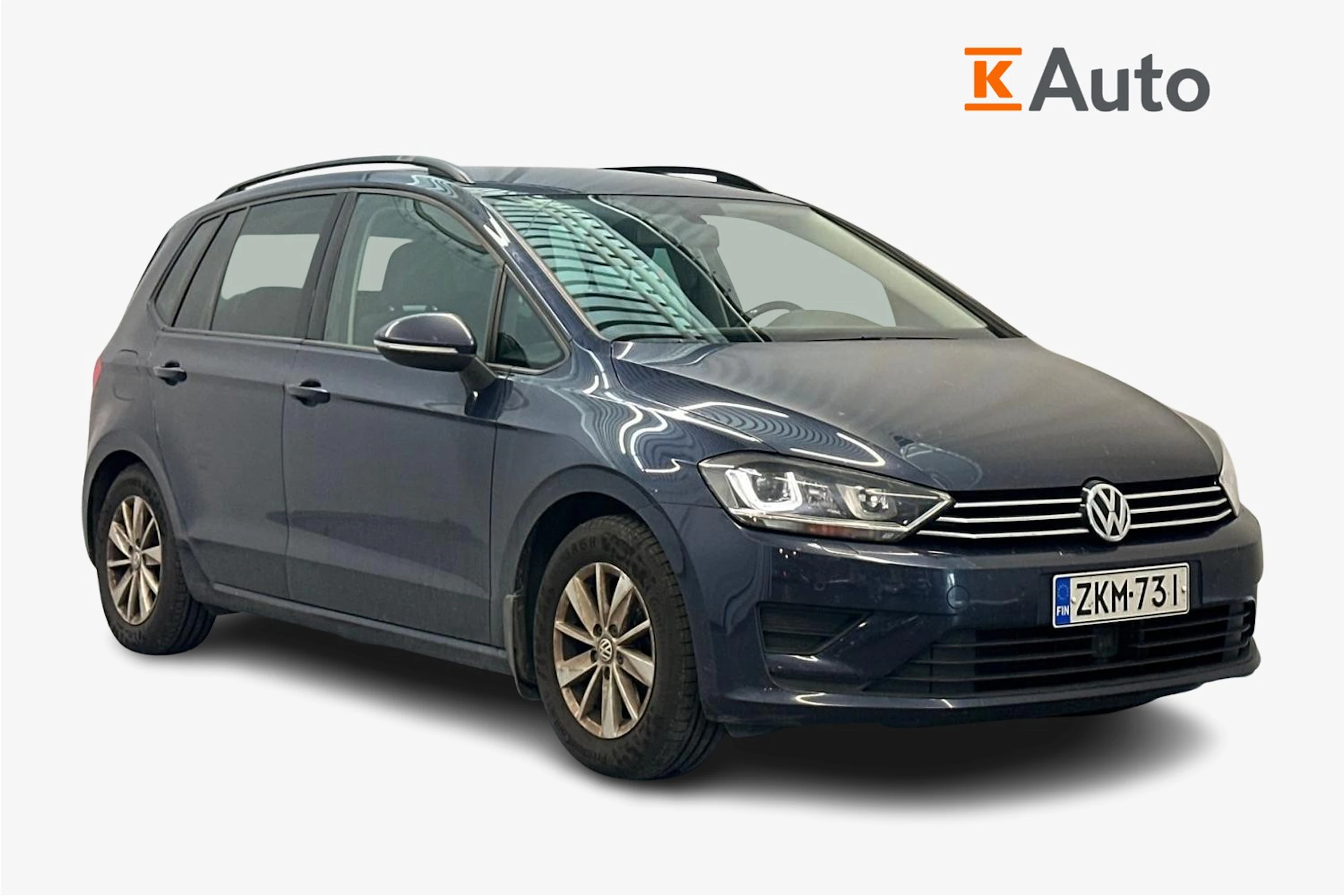 sininen Volkswagen Golf Sportsvan 2015 kuva 1.