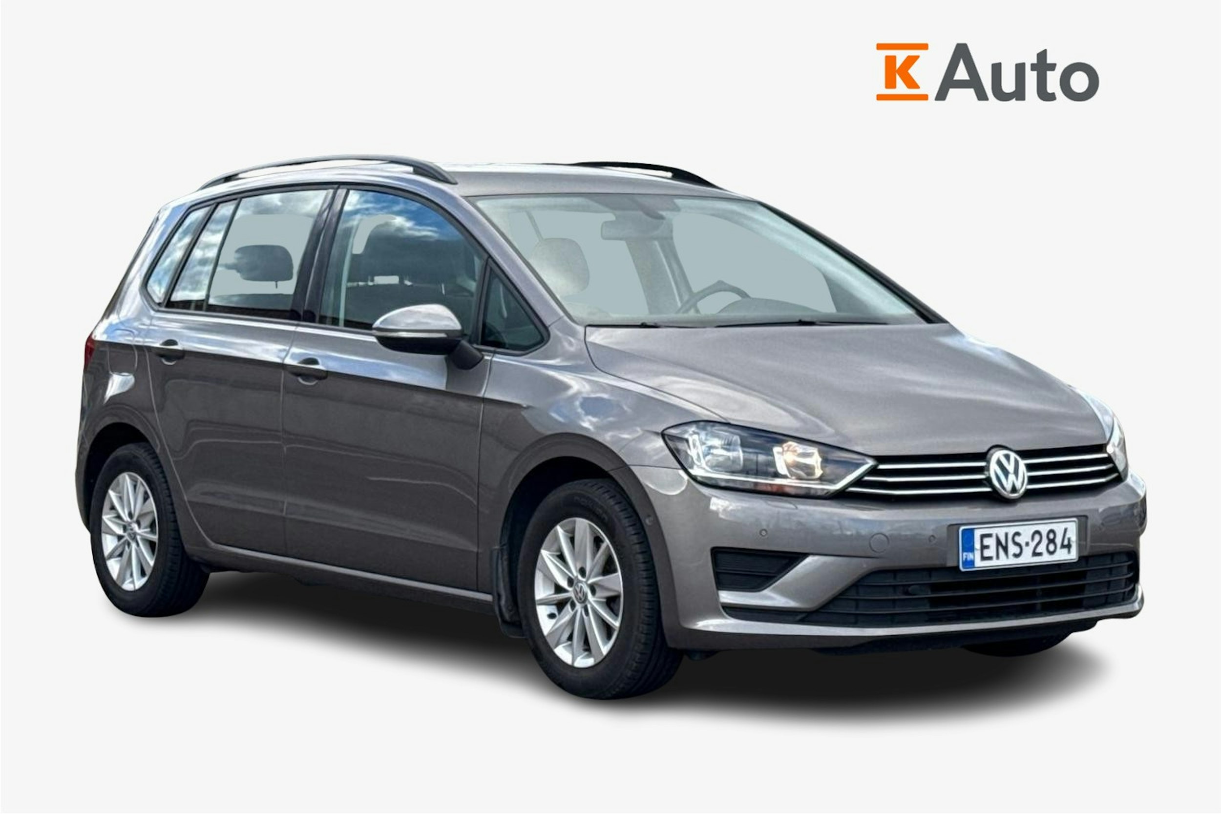 harmaa Volkswagen Golf Sportsvan 2016 kuva 1.