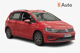 punainen Volkswagen Golf Sportsvan 2016 kuva 1.