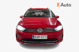 punainen Volkswagen Golf Sportsvan 2016 kuva 4.