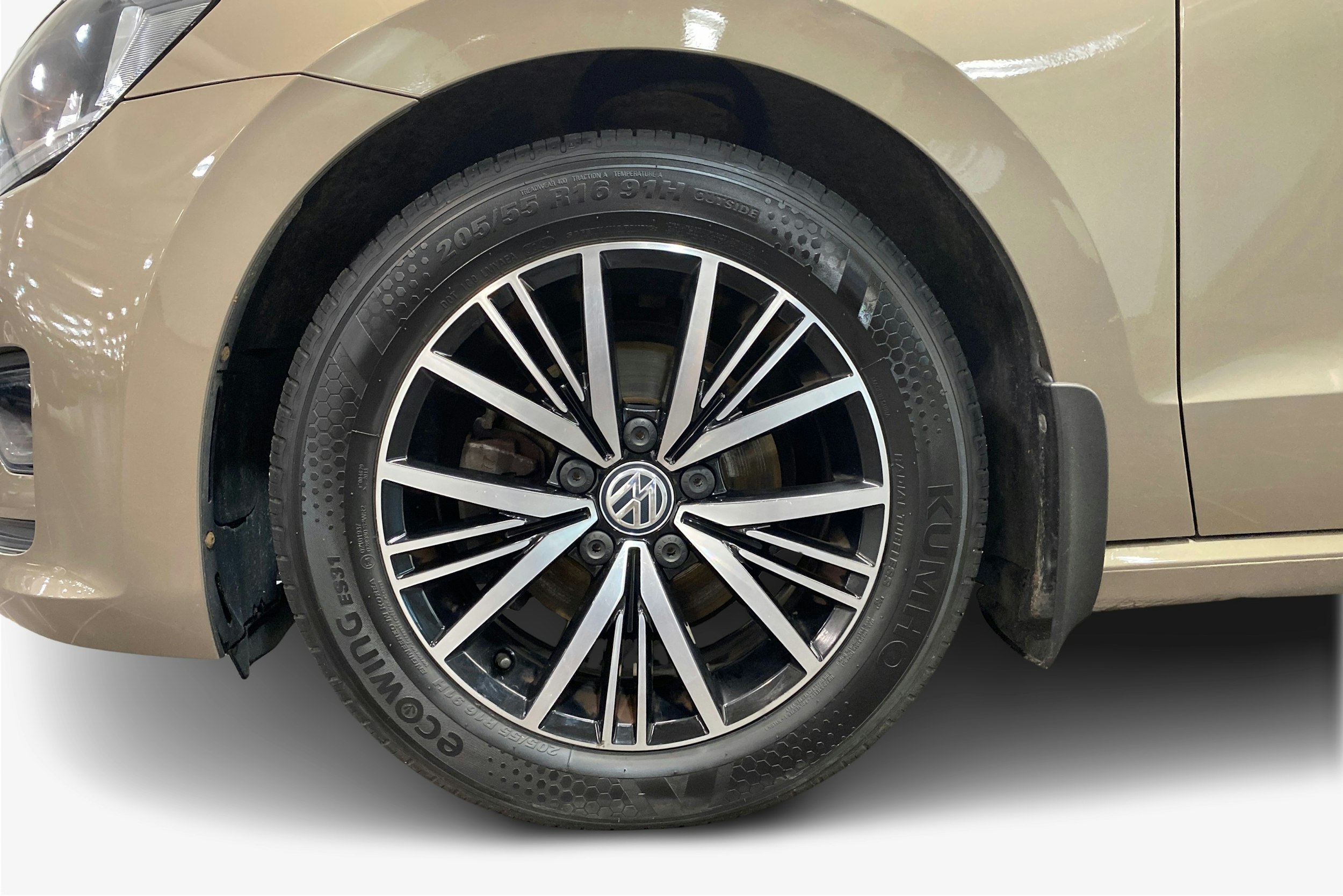 Ruskea (beige) Volkswagen GOLF SPORTSVAN 2016 kuva 11.