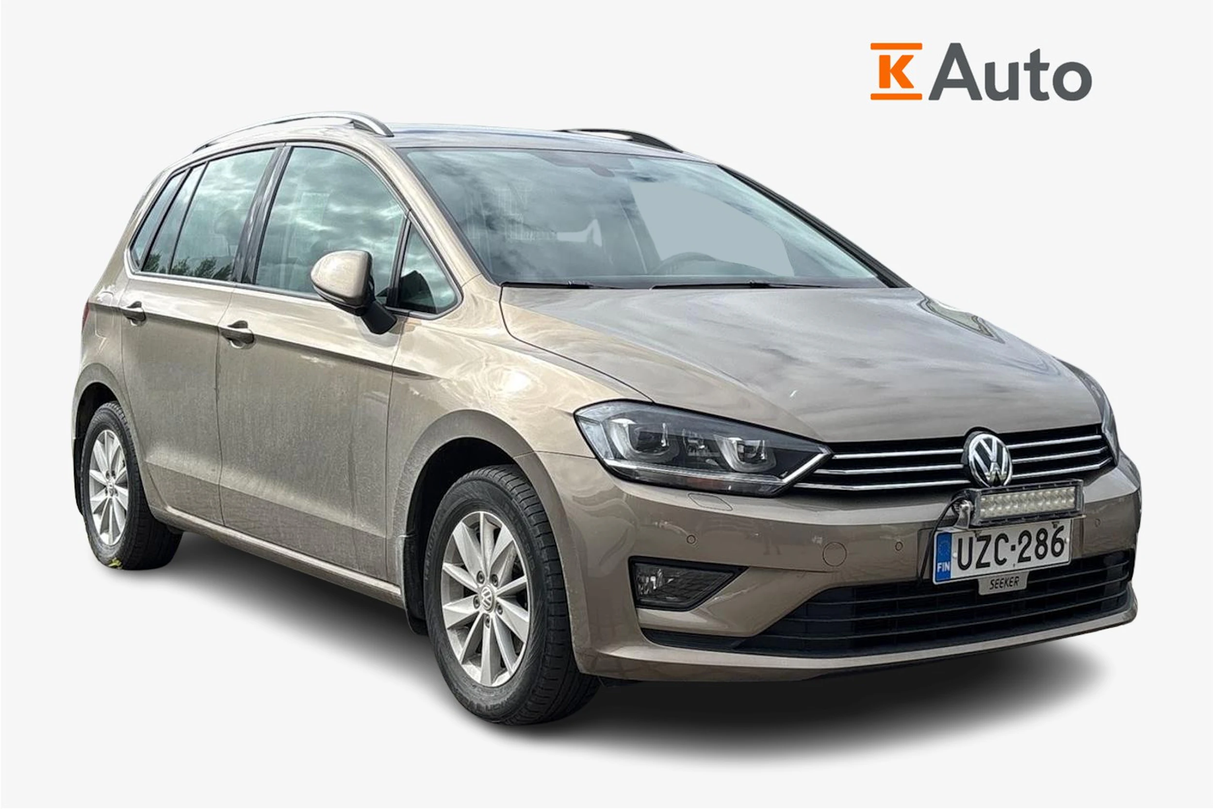met. ruskea (beige) Volkswagen Golf Sportsvan 2016 kuva 1.