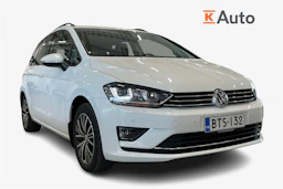 valkoinen Volkswagen Golf Sportsvan 2017 kuva 1.