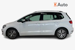 valkoinen Volkswagen Golf Sportsvan 2017 kuva 7.