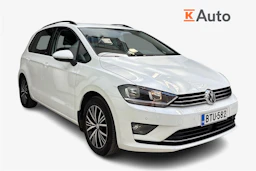valkoinen Volkswagen Golf Sportsvan 2017 kuva 1.