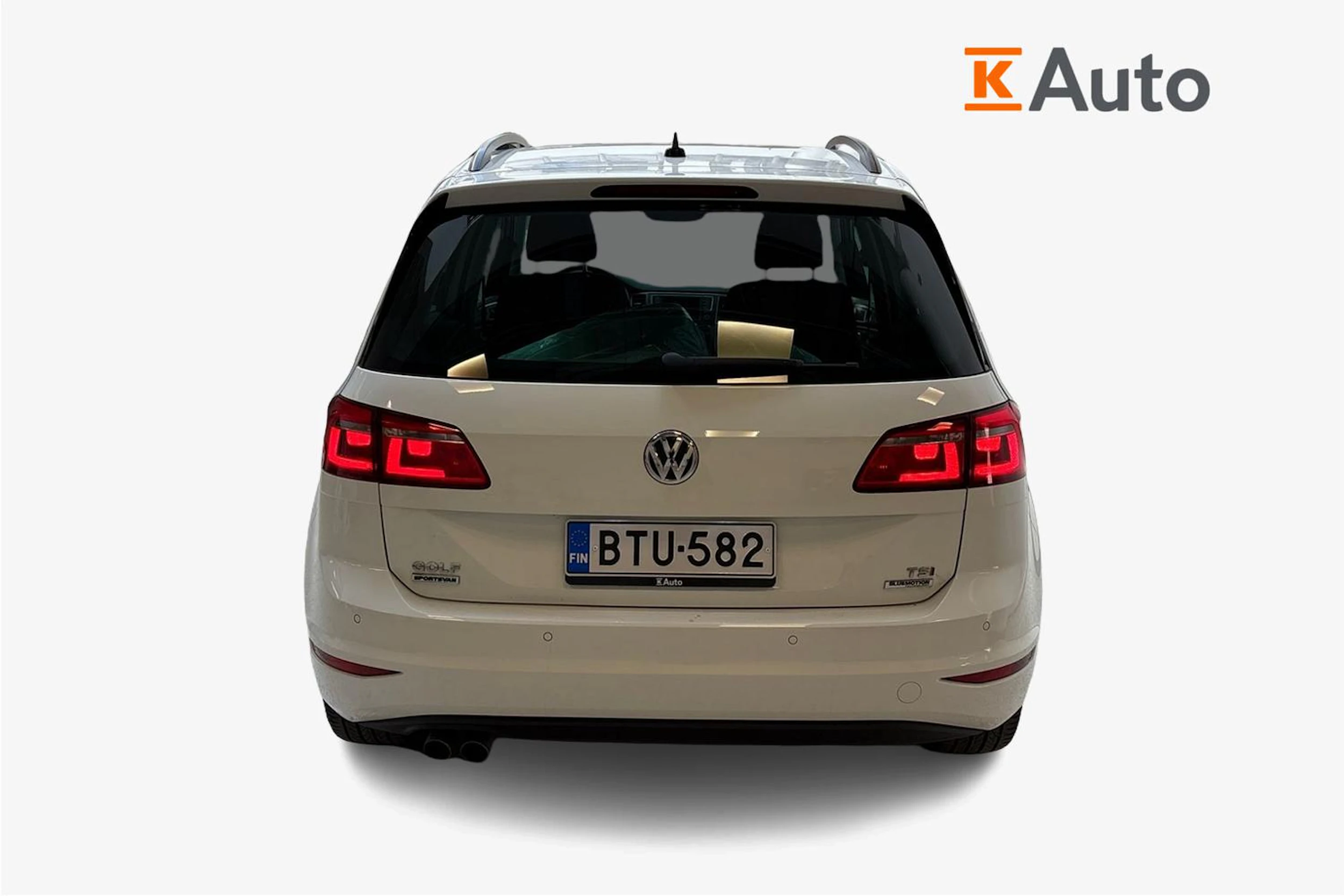 valkoinen Volkswagen Golf Sportsvan 2017 kuva 3.