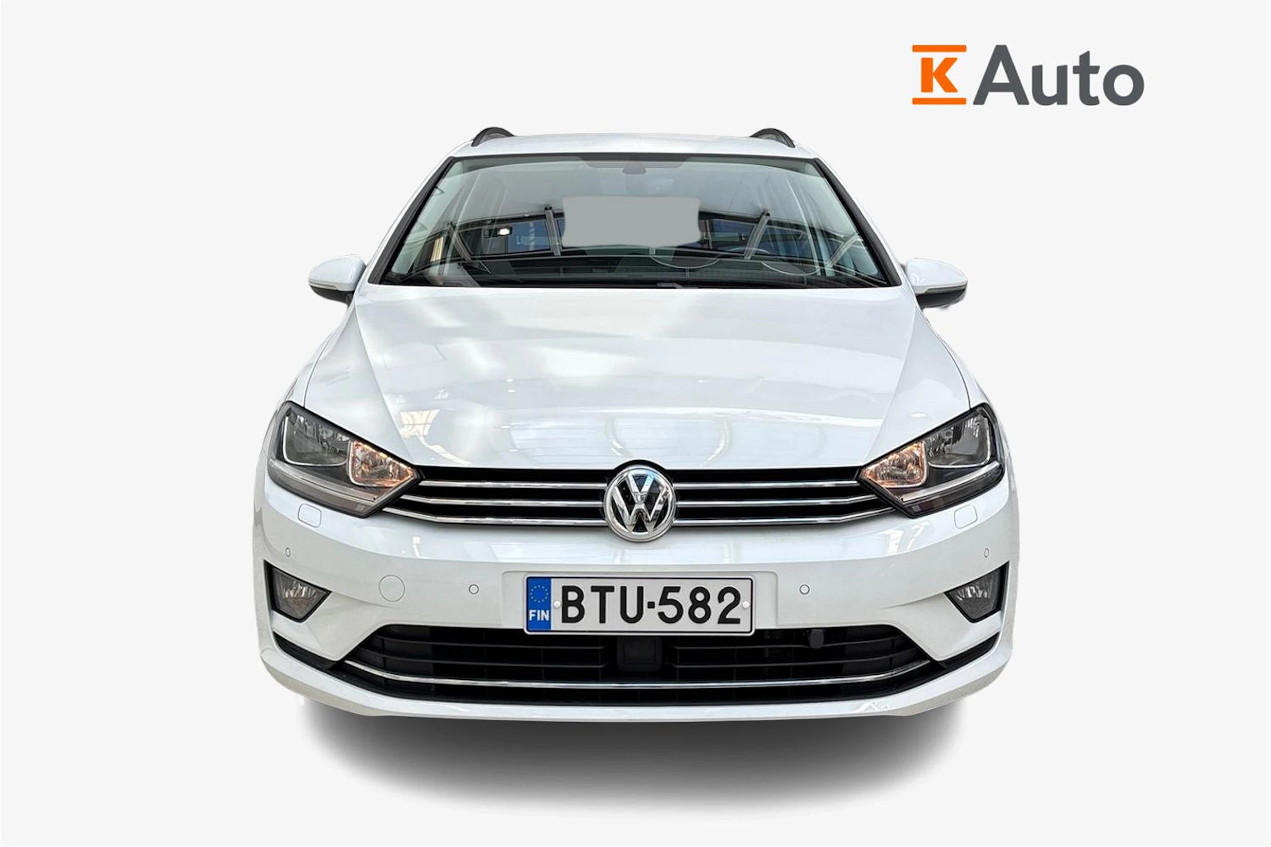 valkoinen Volkswagen Golf Sportsvan 2017 kuva 4.