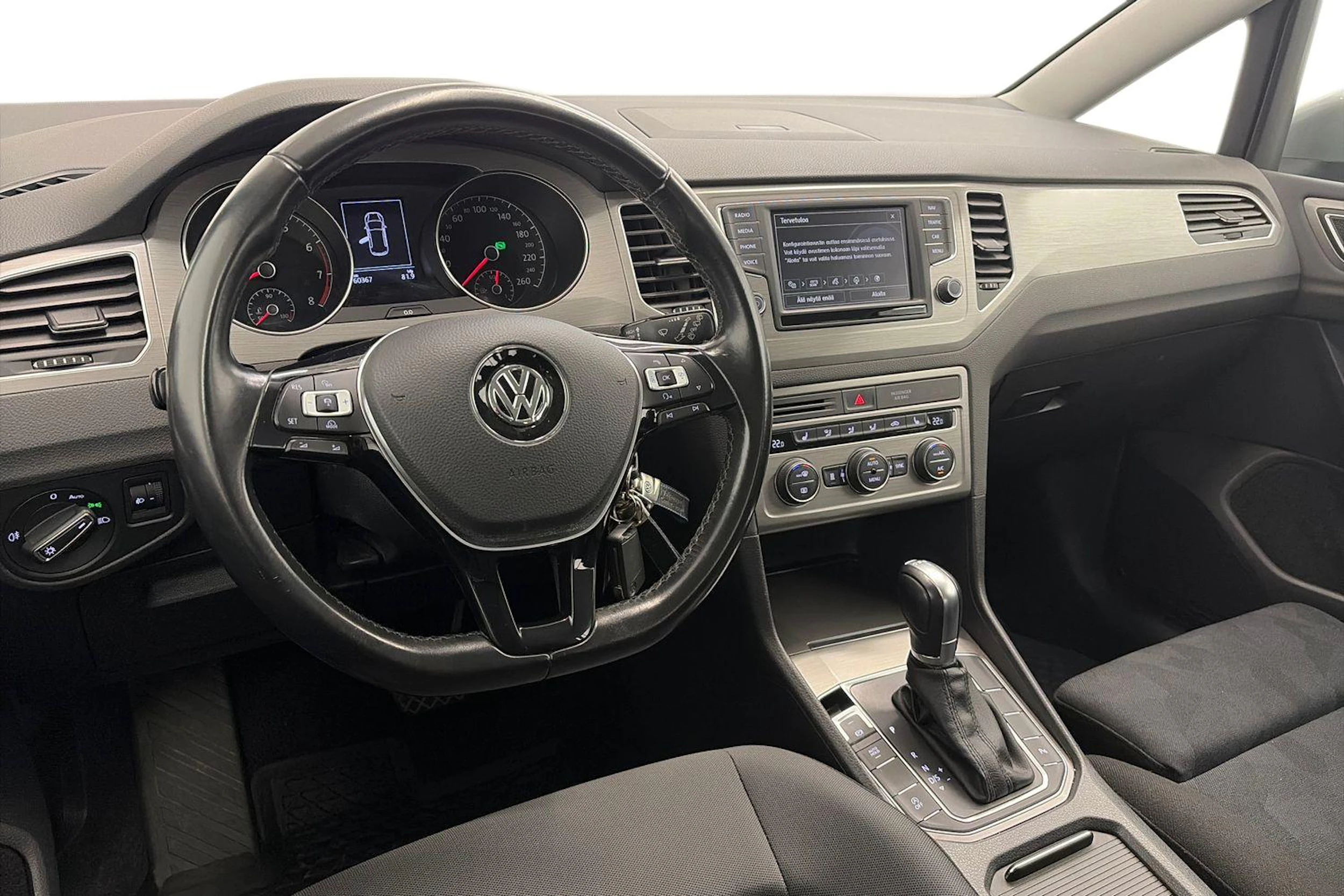 Harmaa Volkswagen GOLF SPORTSVAN 2017 kuva 8.