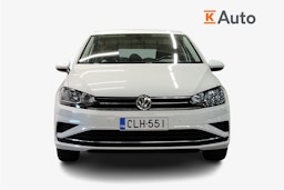 valkoinen Volkswagen Golf Sportsvan 2018 kuva 5.