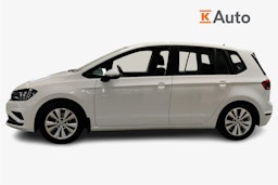 valkoinen Volkswagen Golf Sportsvan 2018 kuva 6.